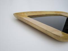 Large Parchment and Glass Serving Tray, Aldo Tura