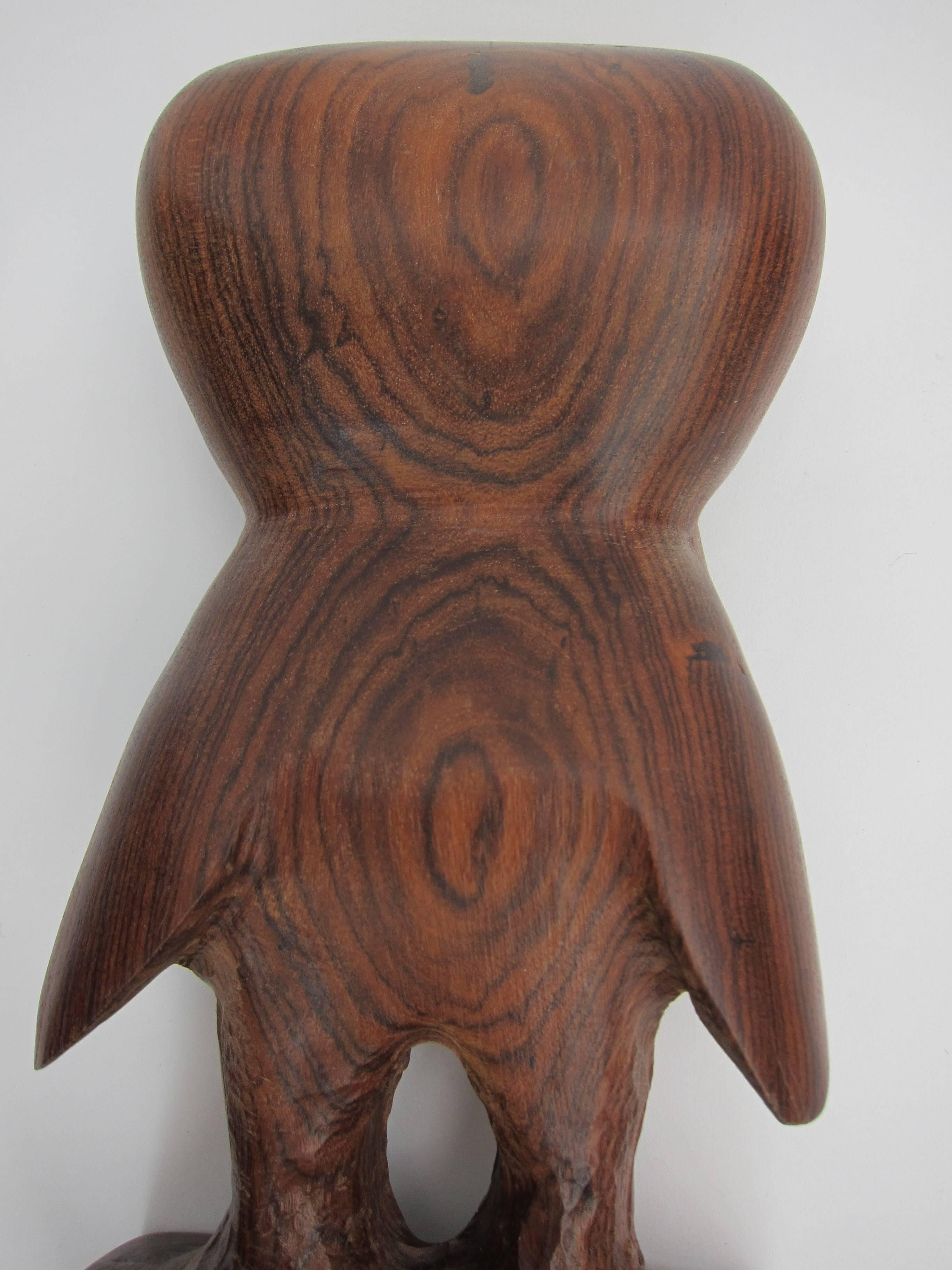 Carved Owl Carving, Don Shoemaker For Sale