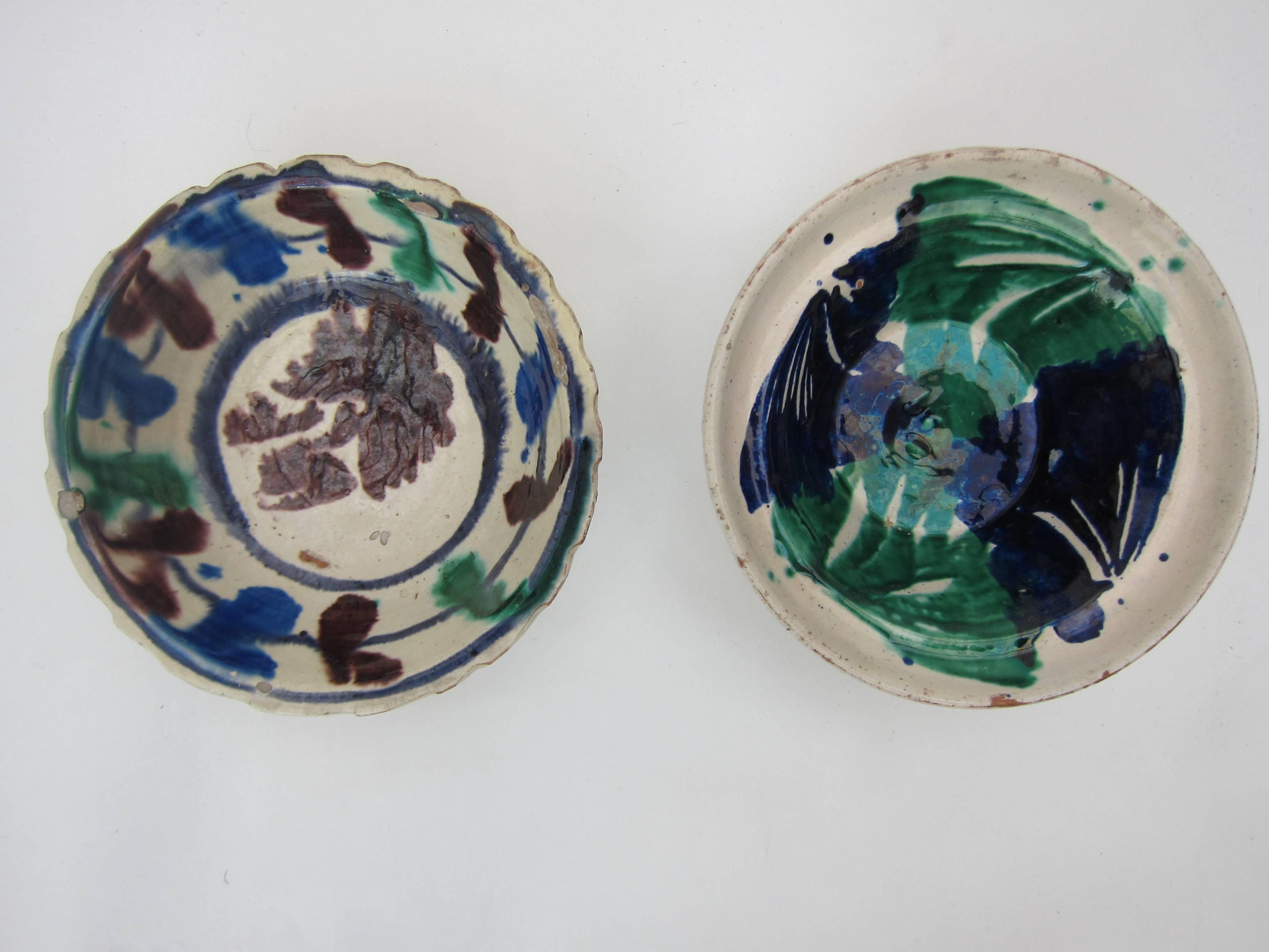 Mid-20th Century Assortment Glazed Pottery, Puebla and Oaxaca, 1960s