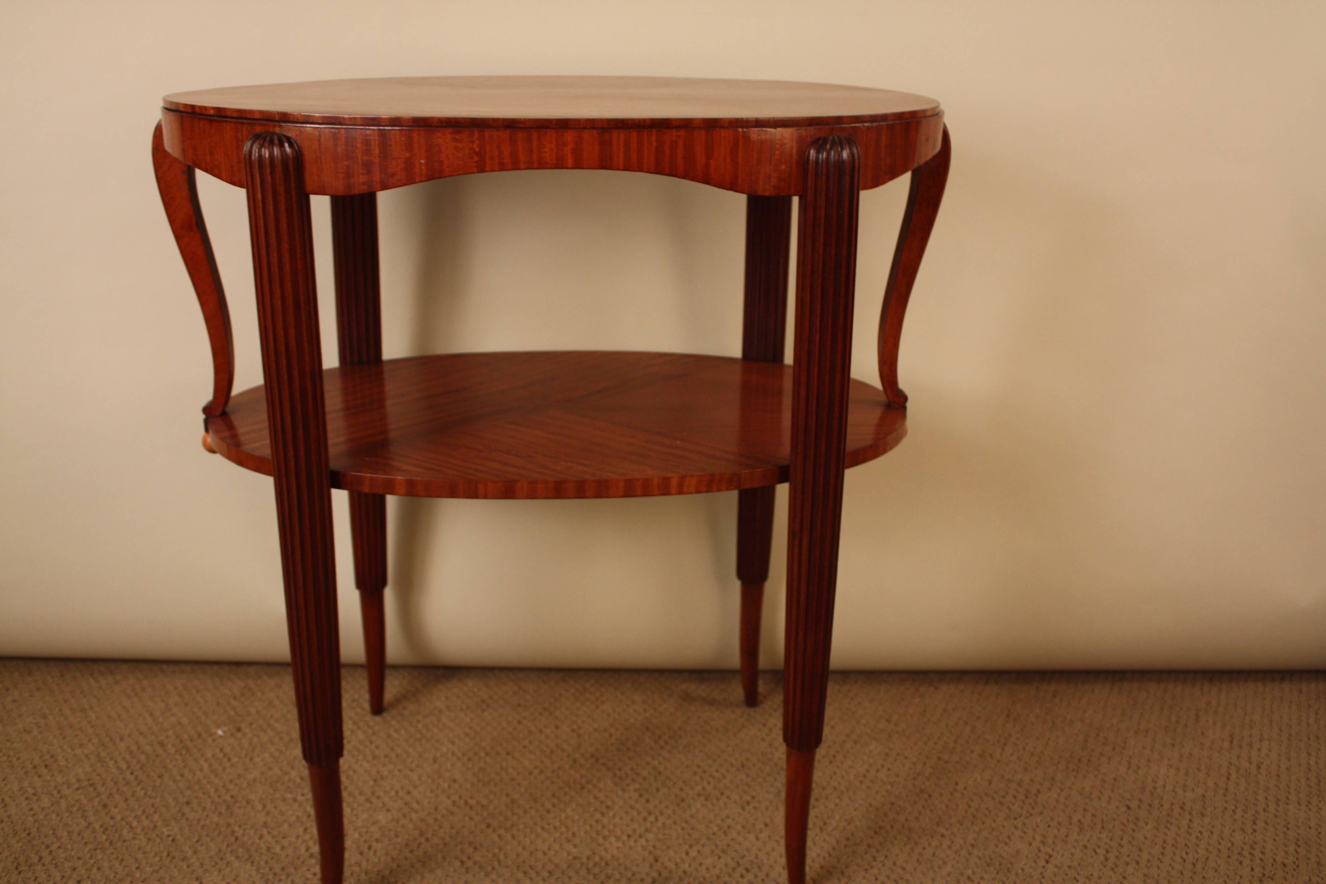 French 1920s Art Deco Side Table 3