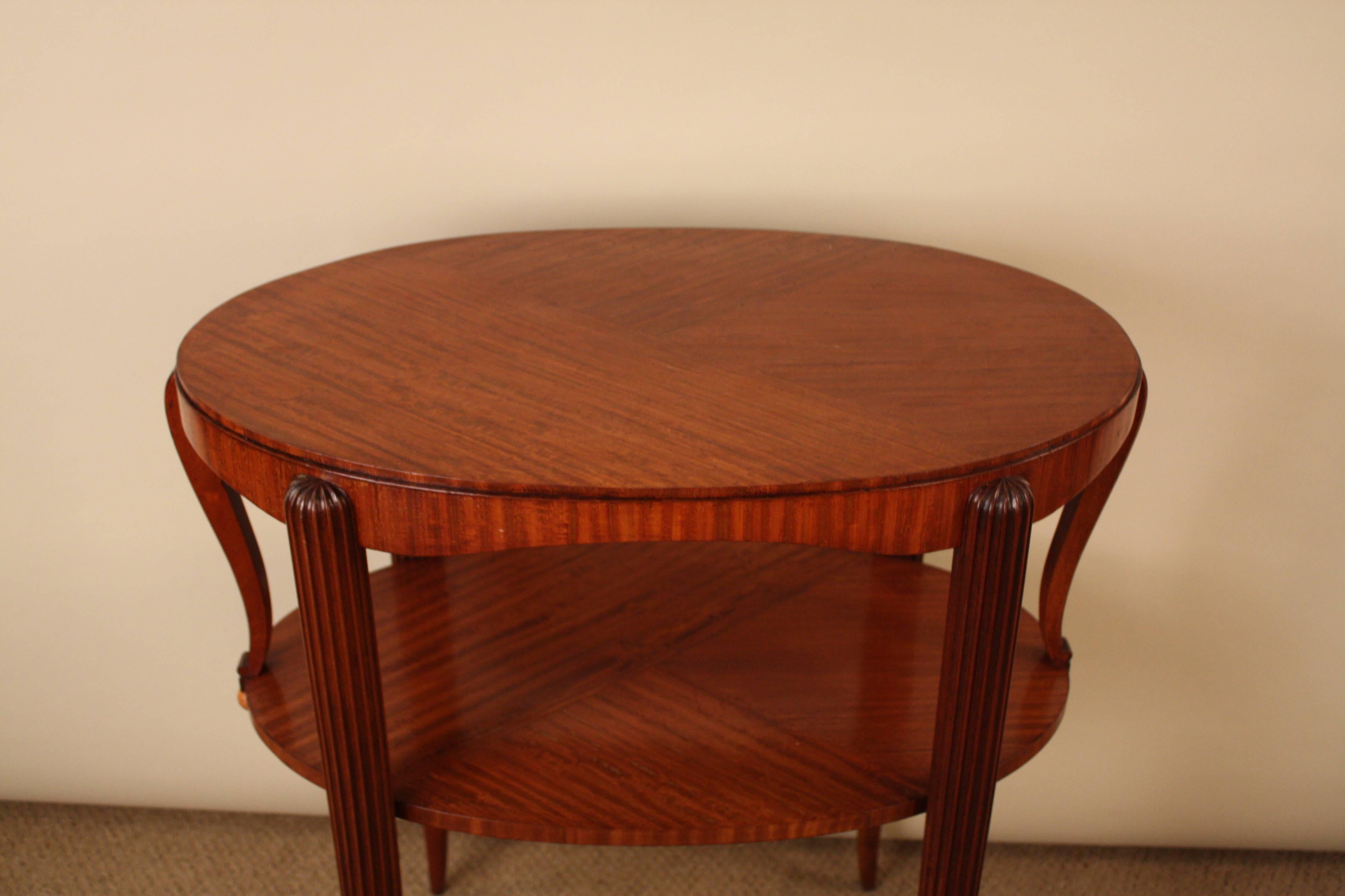 French 1920s Art Deco Side Table 5