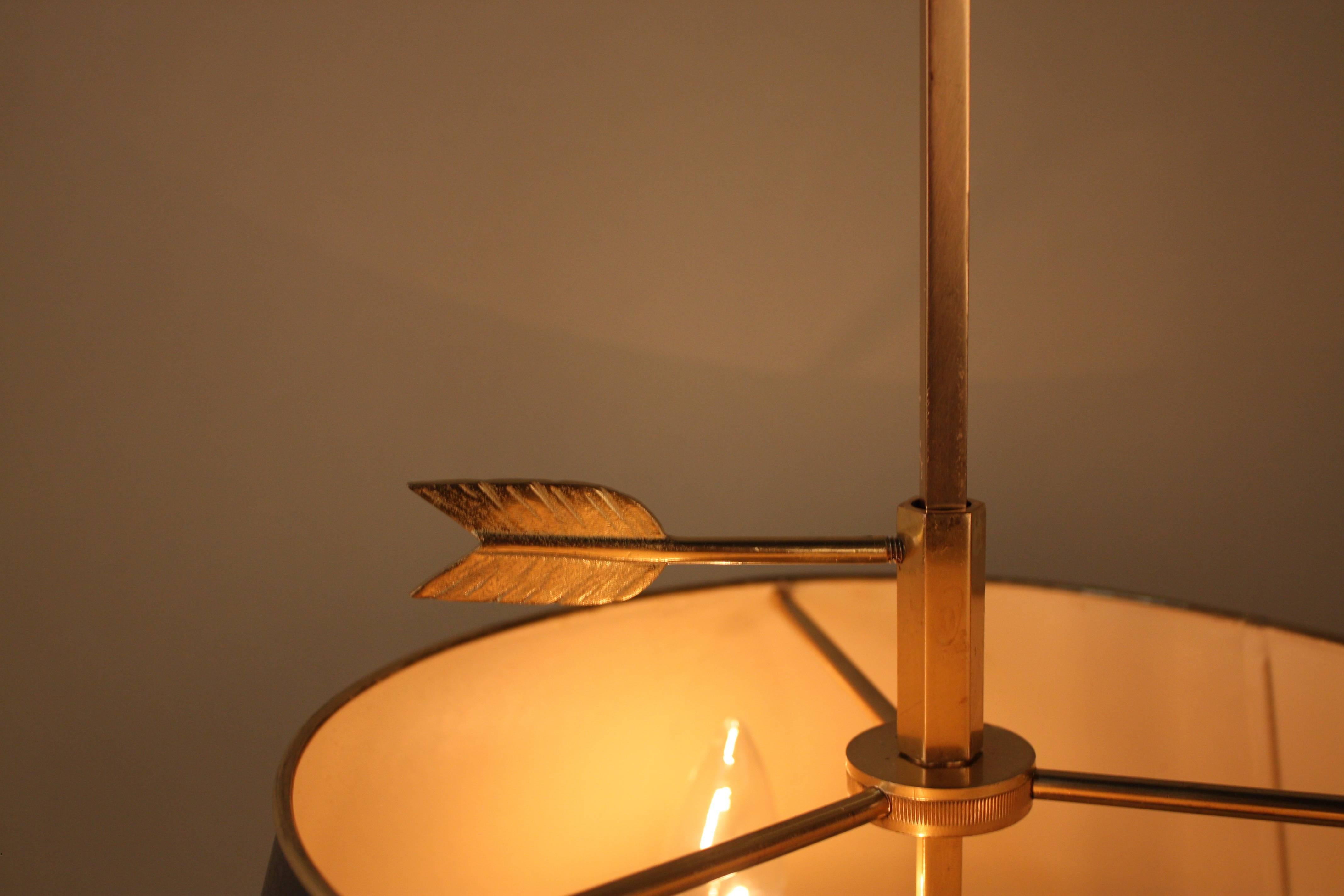 French Empire Style Bronze Bouillotte Lamp 4