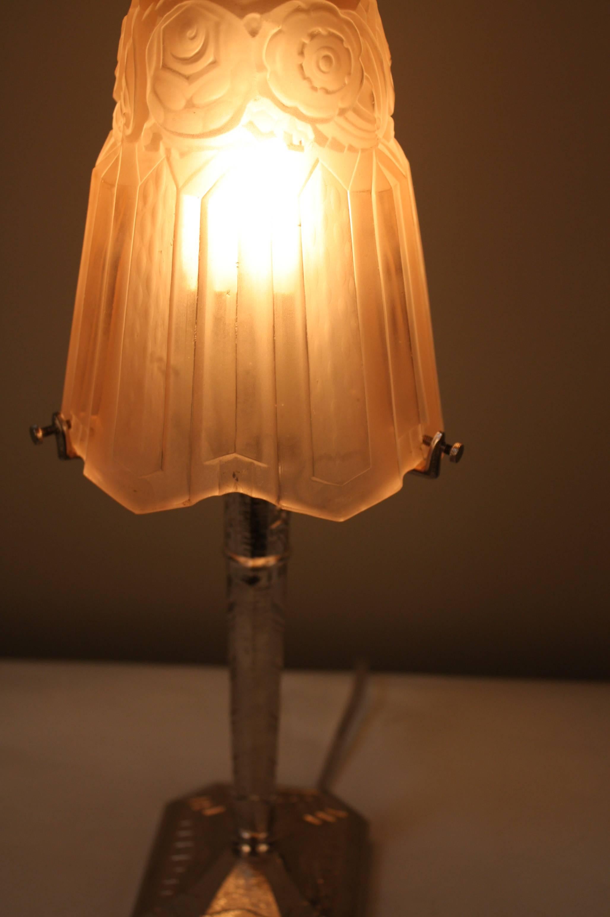 Early 20th Century French Art Deco Table Lamp By Pierre Maynadier 