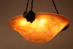 French Art Glass Chandelier by Daum Nancy
