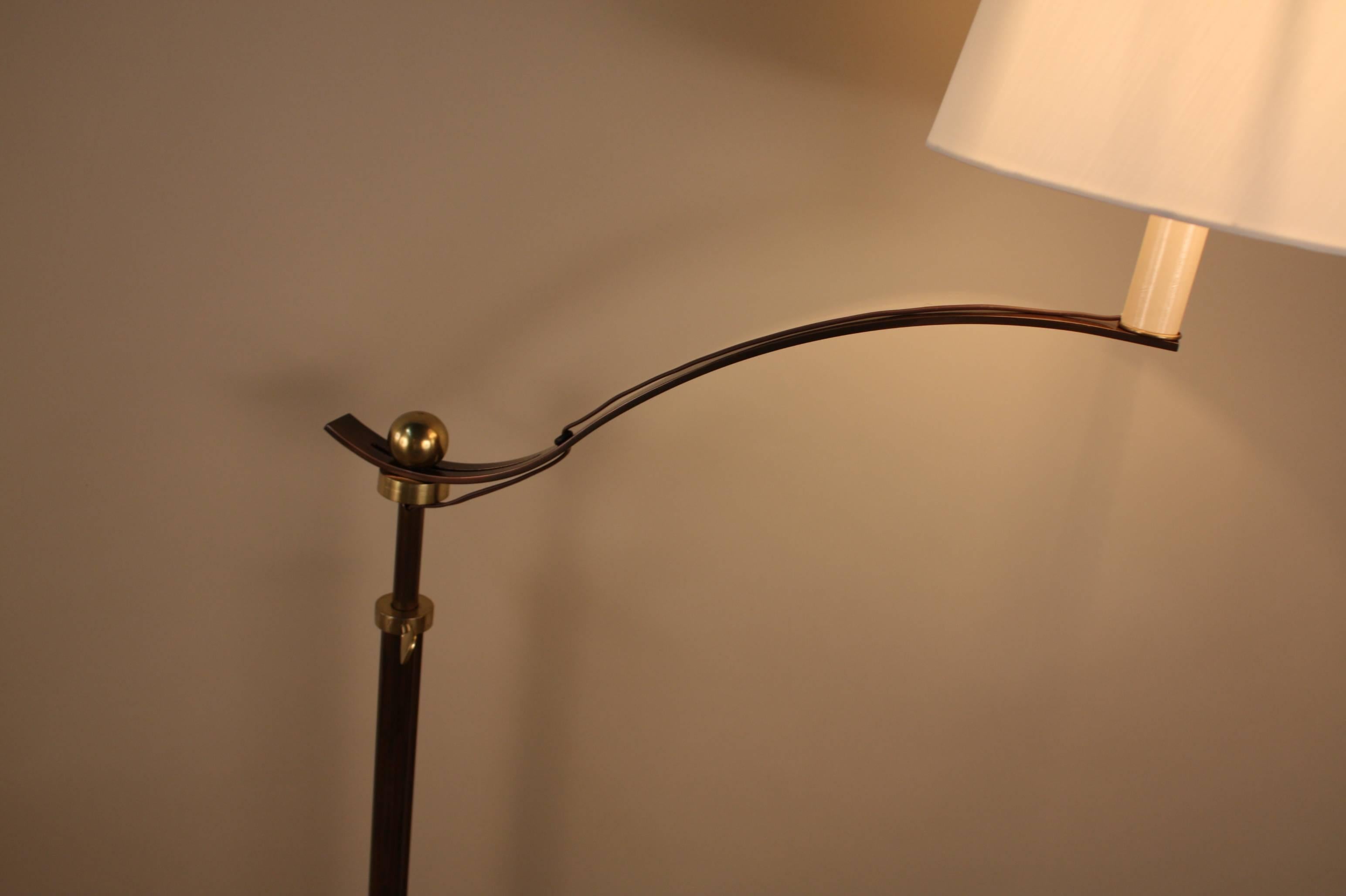 Mid-Century Modern French Mid-Century Adjustable Floor Lamp