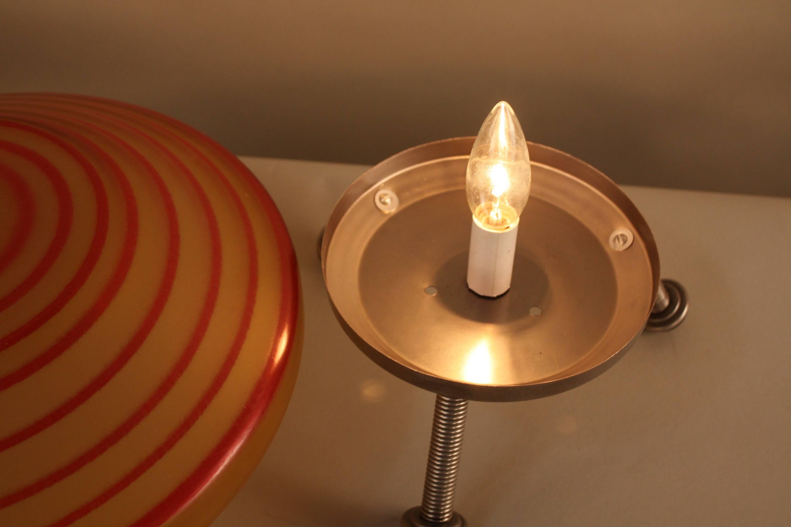 Mid-Century Modern UFO Alliance Spaceship Table Lamp