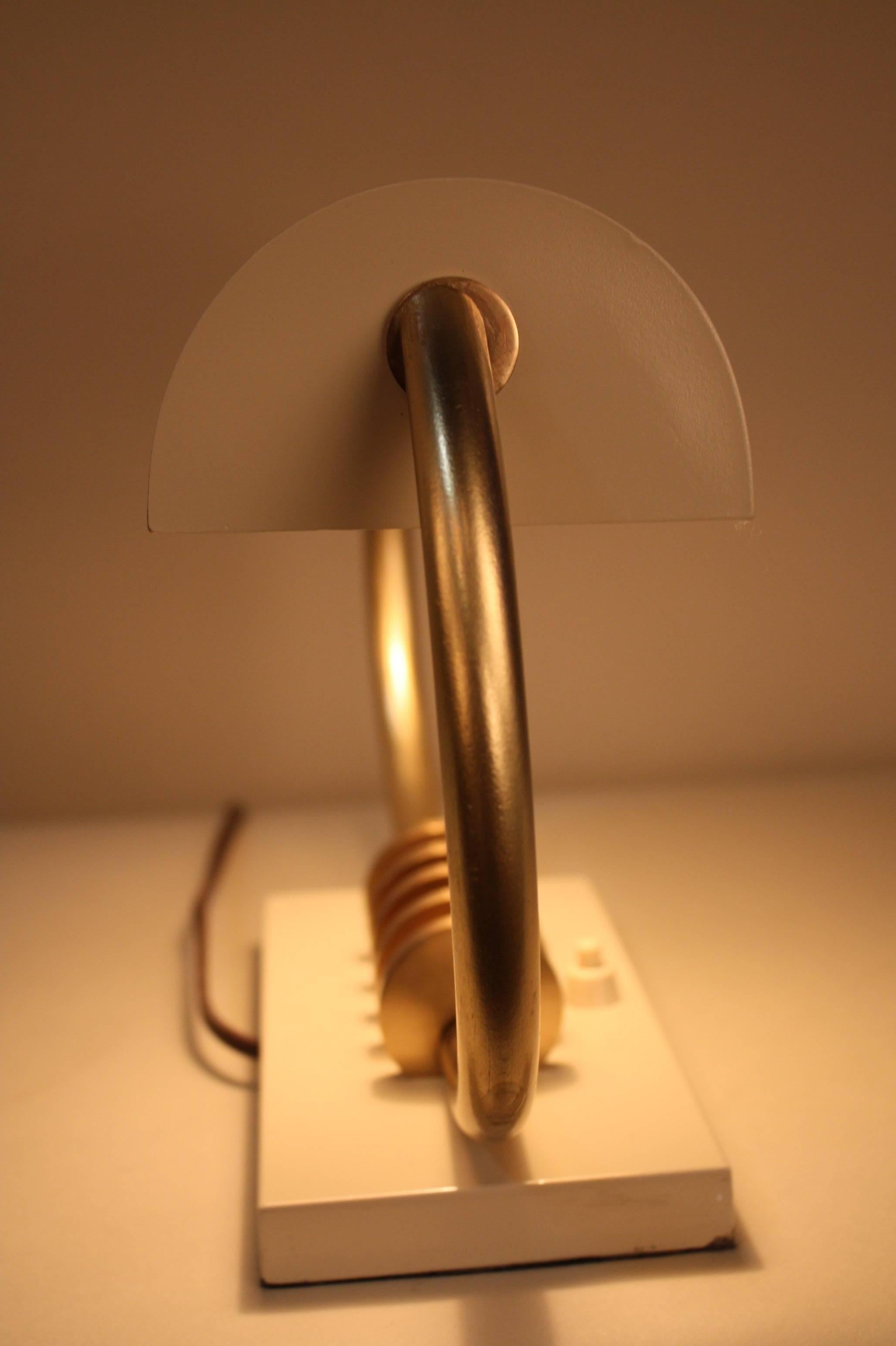 Mid-20th Century Bronze Desk Lamp by Jacques Adnet