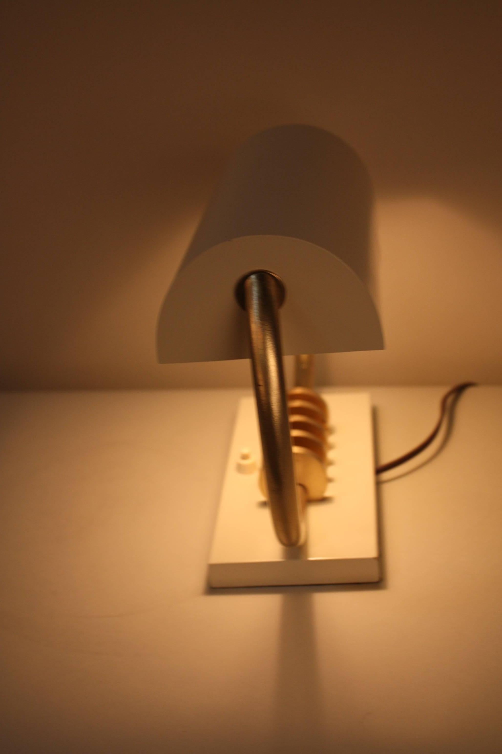 Bronze Desk Lamp by Jacques Adnet 2
