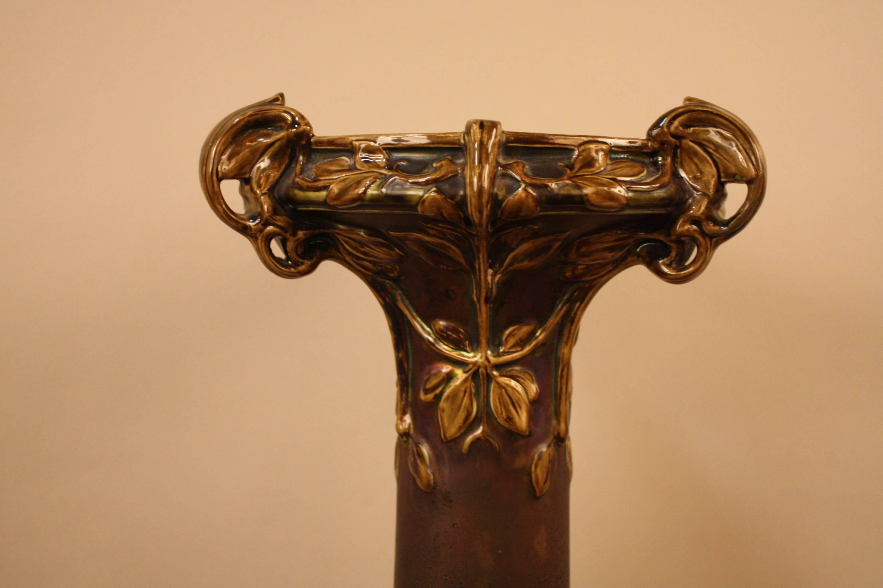 art nouveau plant stand