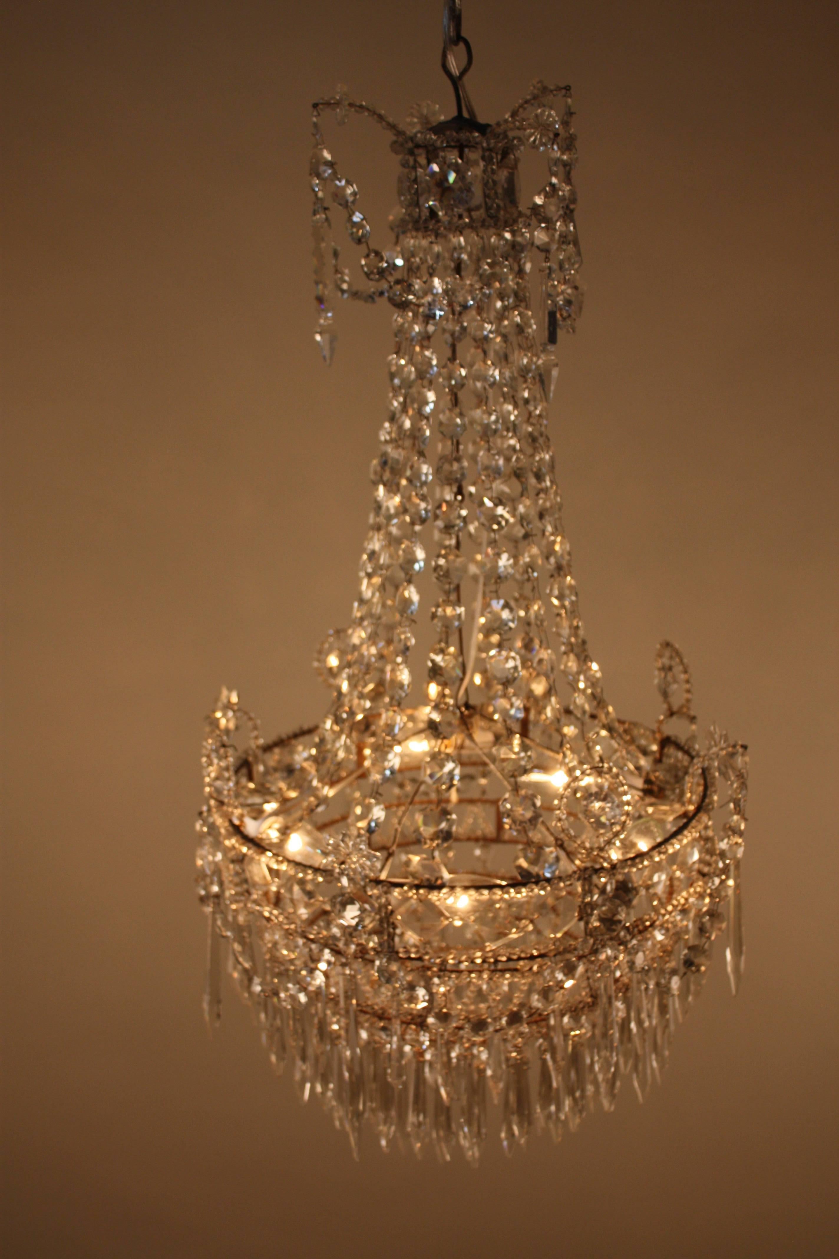 French 19th Century Crystal Chandelier 2