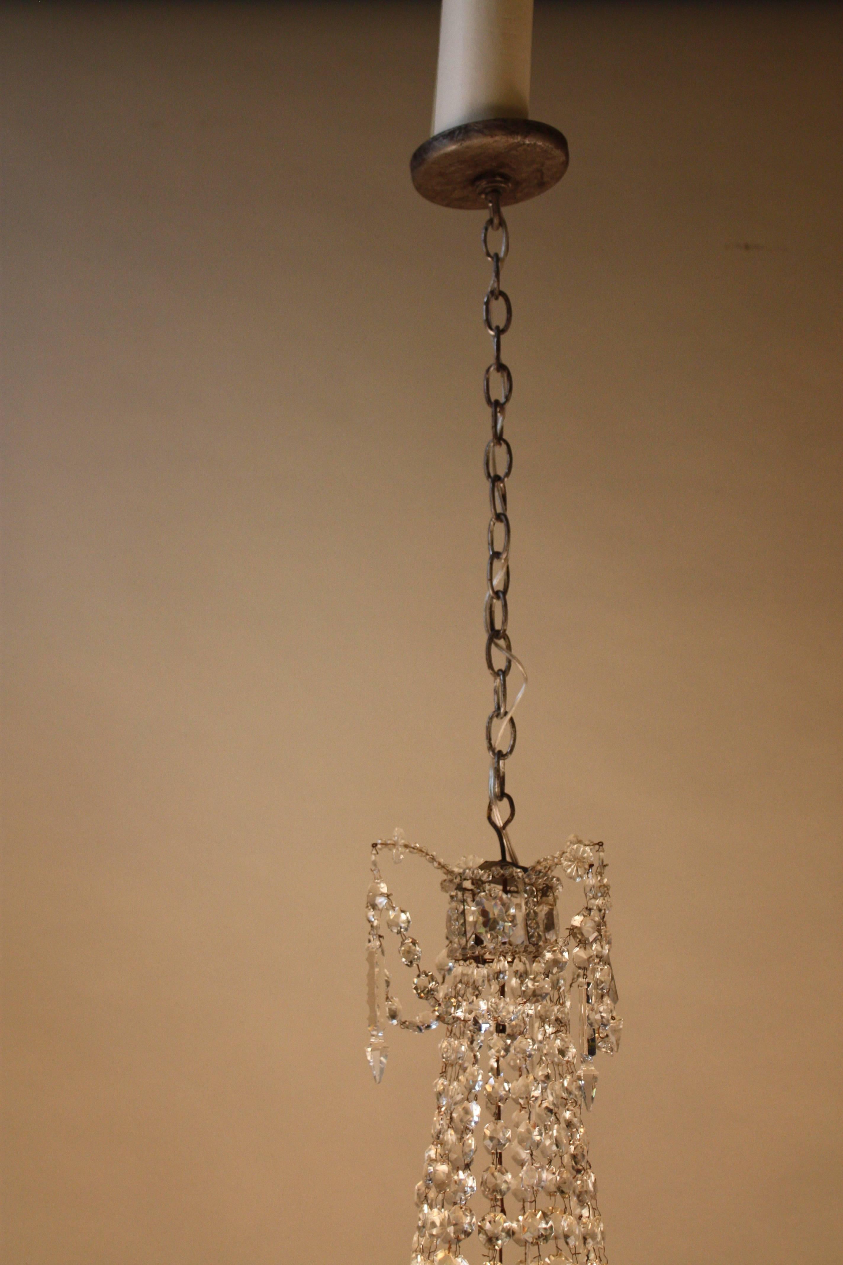 French 19th Century Crystal Chandelier 3