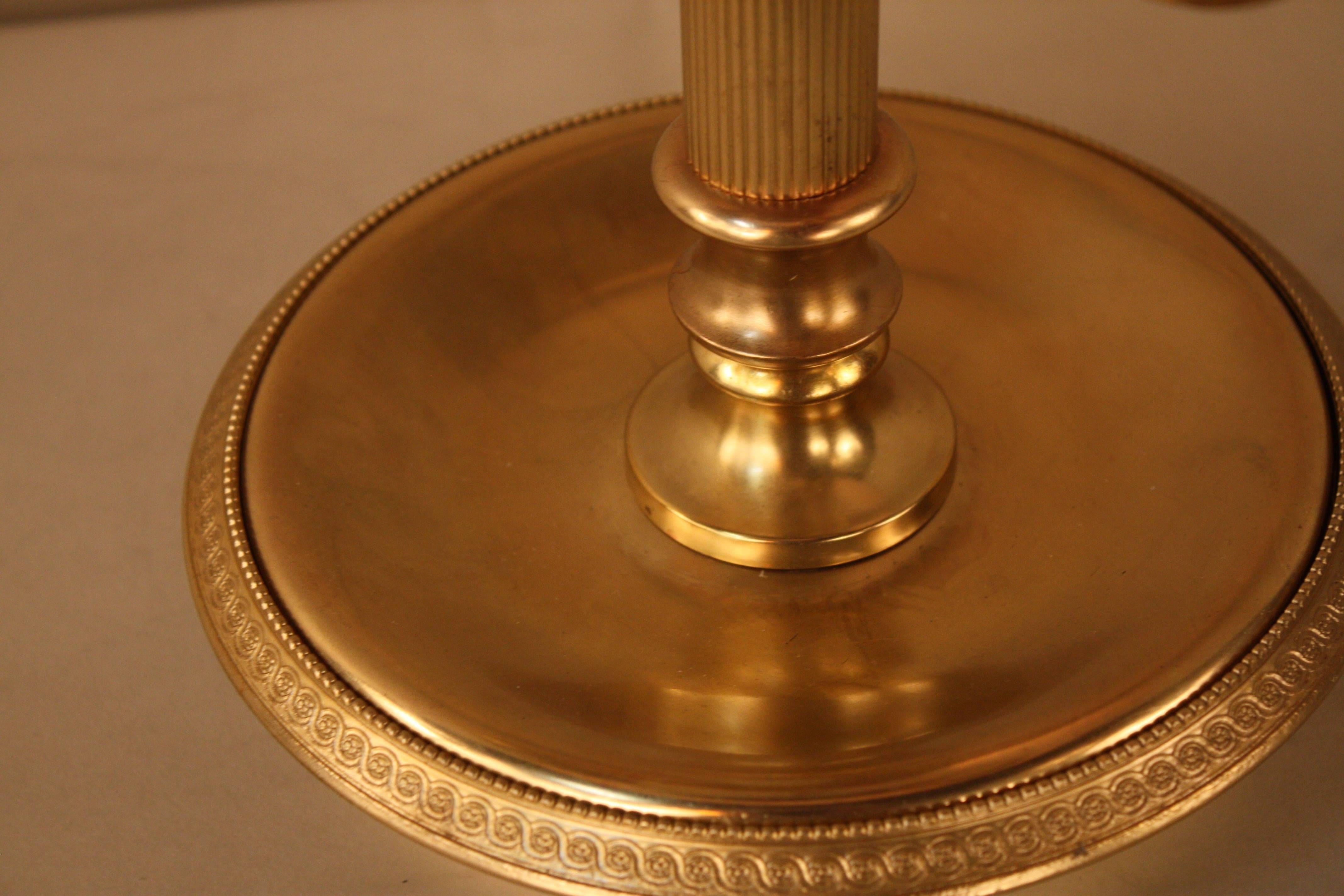 French Bronze Bouillotte Desk Lamp 2