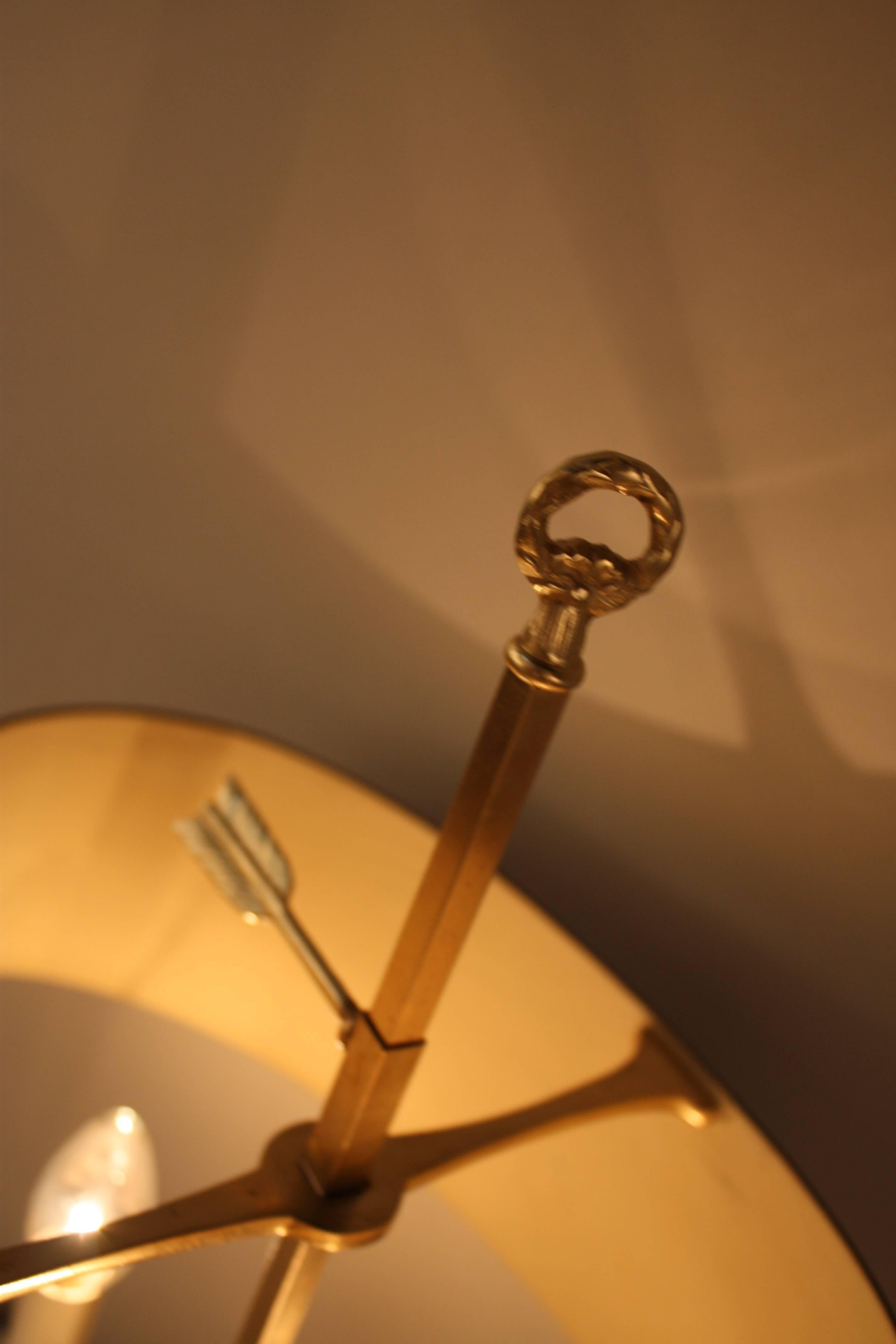 French Bronze Bouillotte Desk Lamp 3