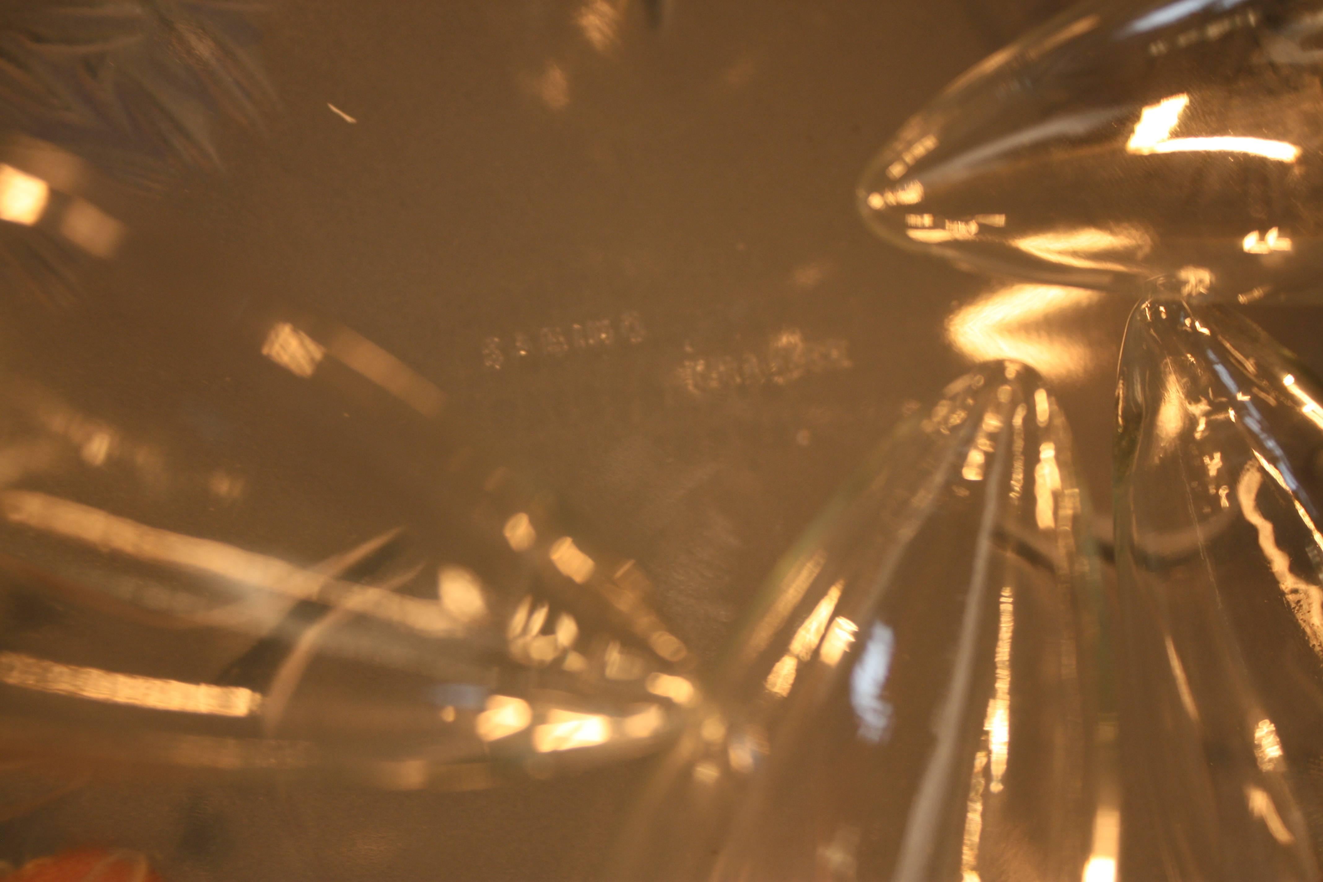 Art Deco Sea Urchin Design Glass Chandelier by Sabino 4