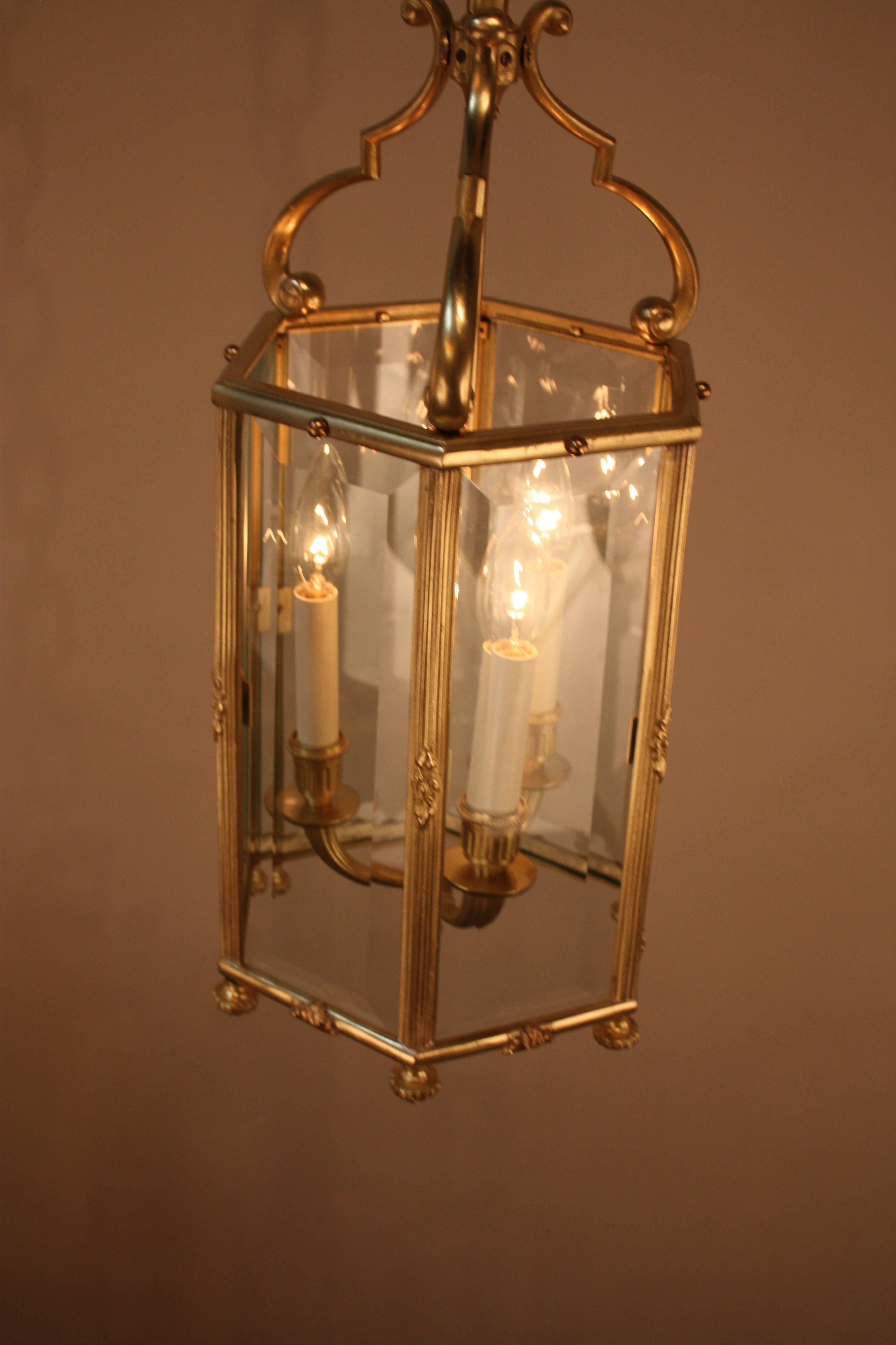 French Bronze Lantern by Atelier Petitot 6