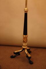French Bronze Empire Style Floor Lamp