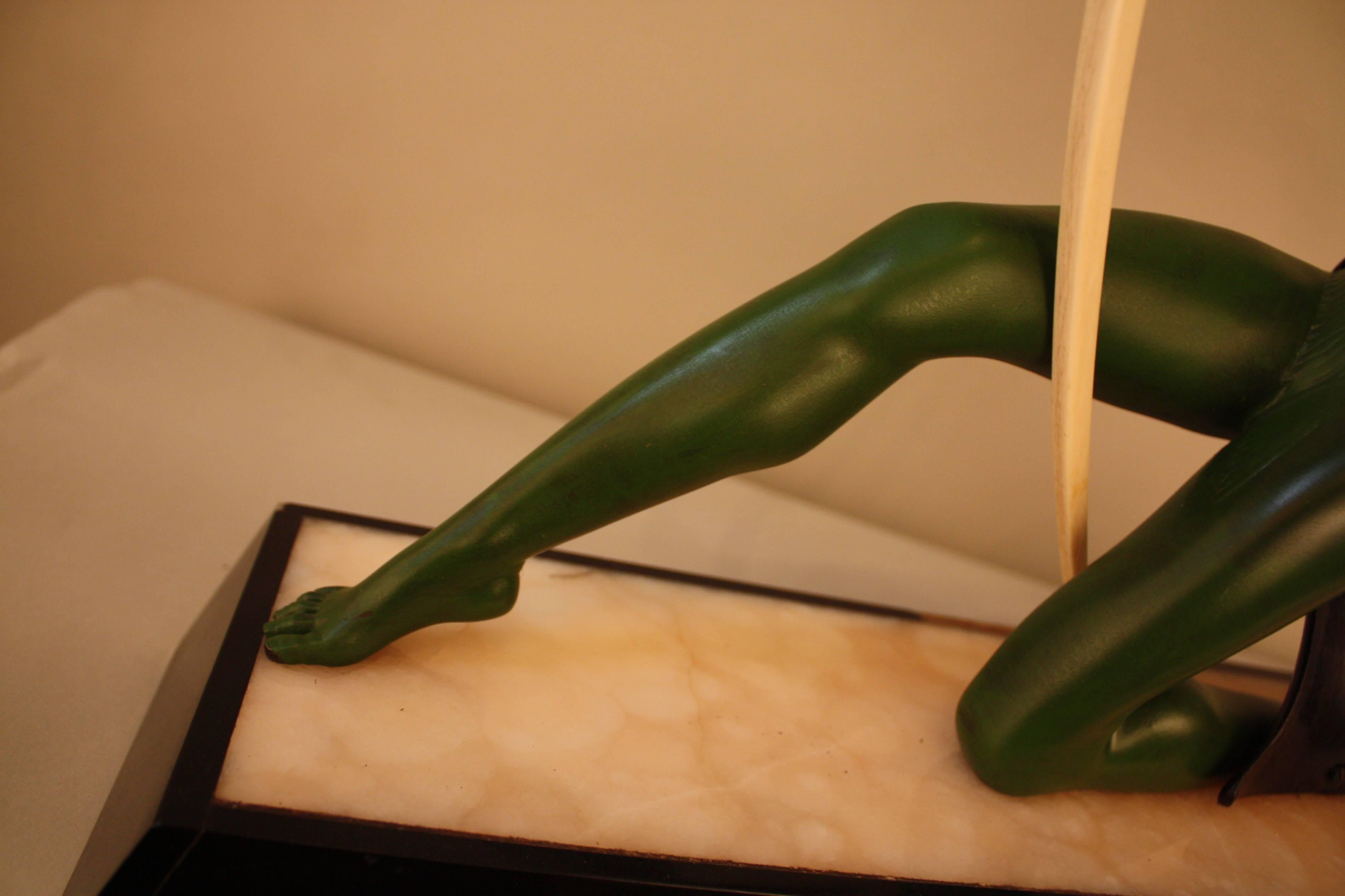French Art Deco Diana the Huntress Sculpture 3