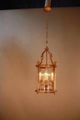 Elegant Gilt Bronze Lantern