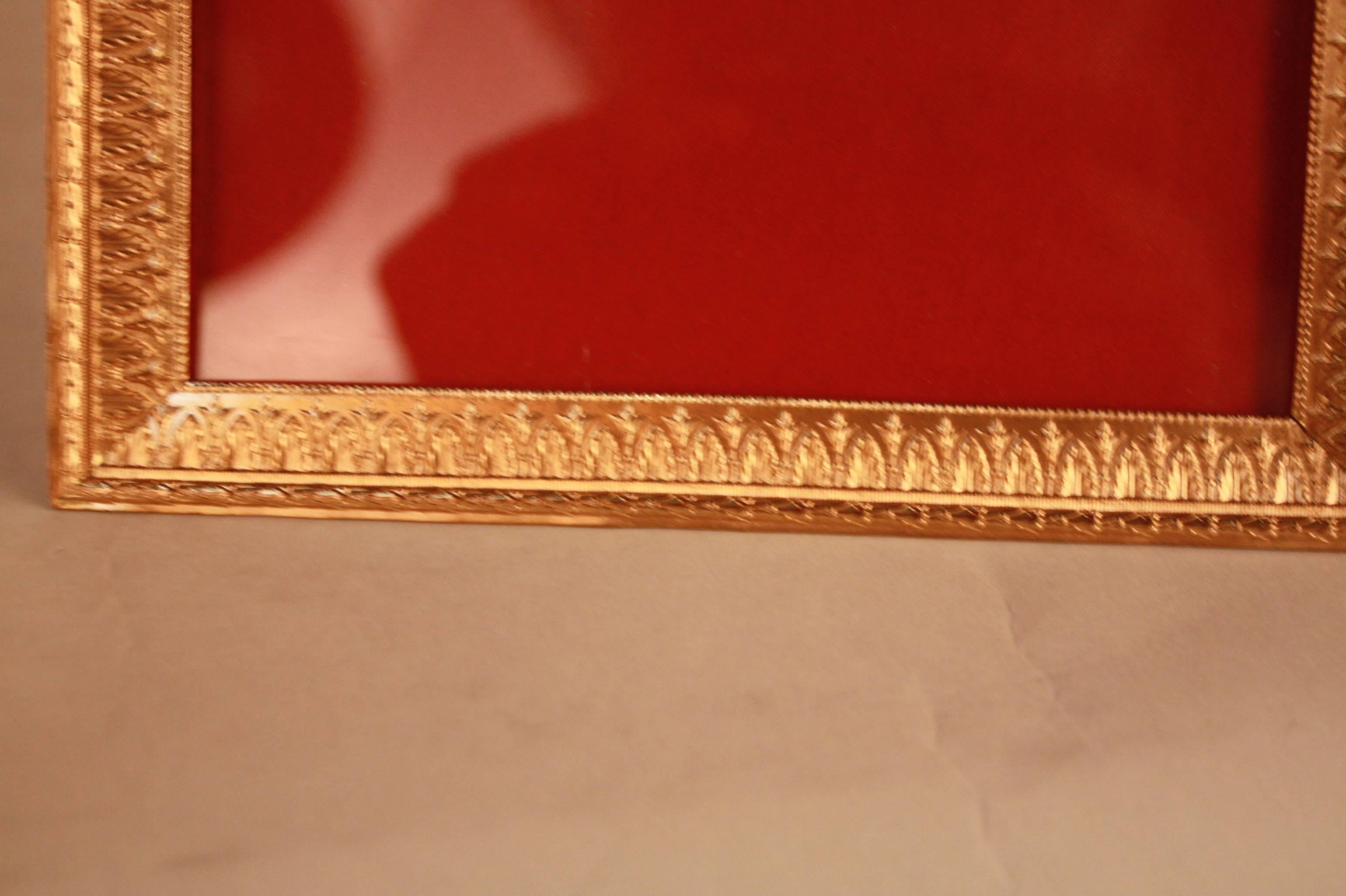 Early 20th Century French Gilded Bronze Picture Frame