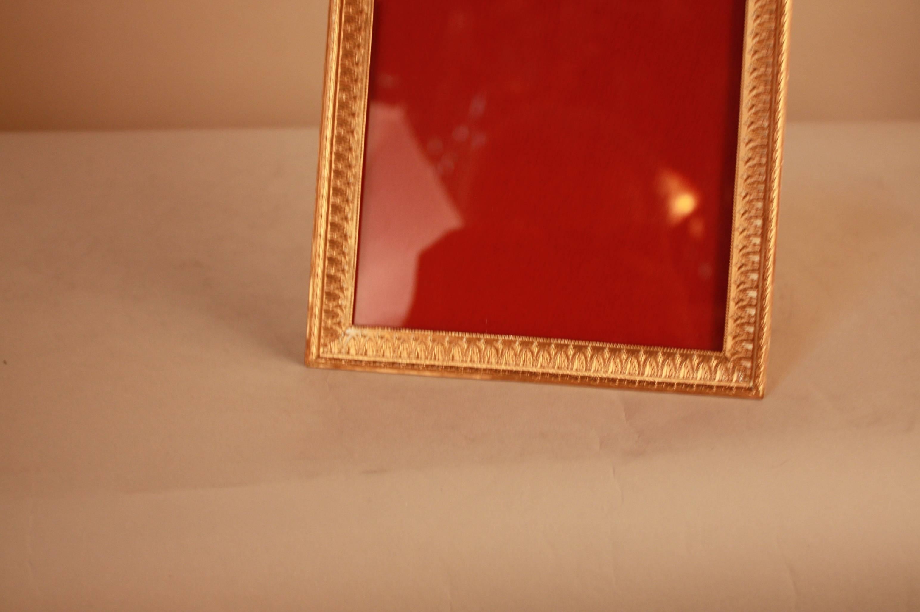 French Gilded Bronze Picture Frame 2