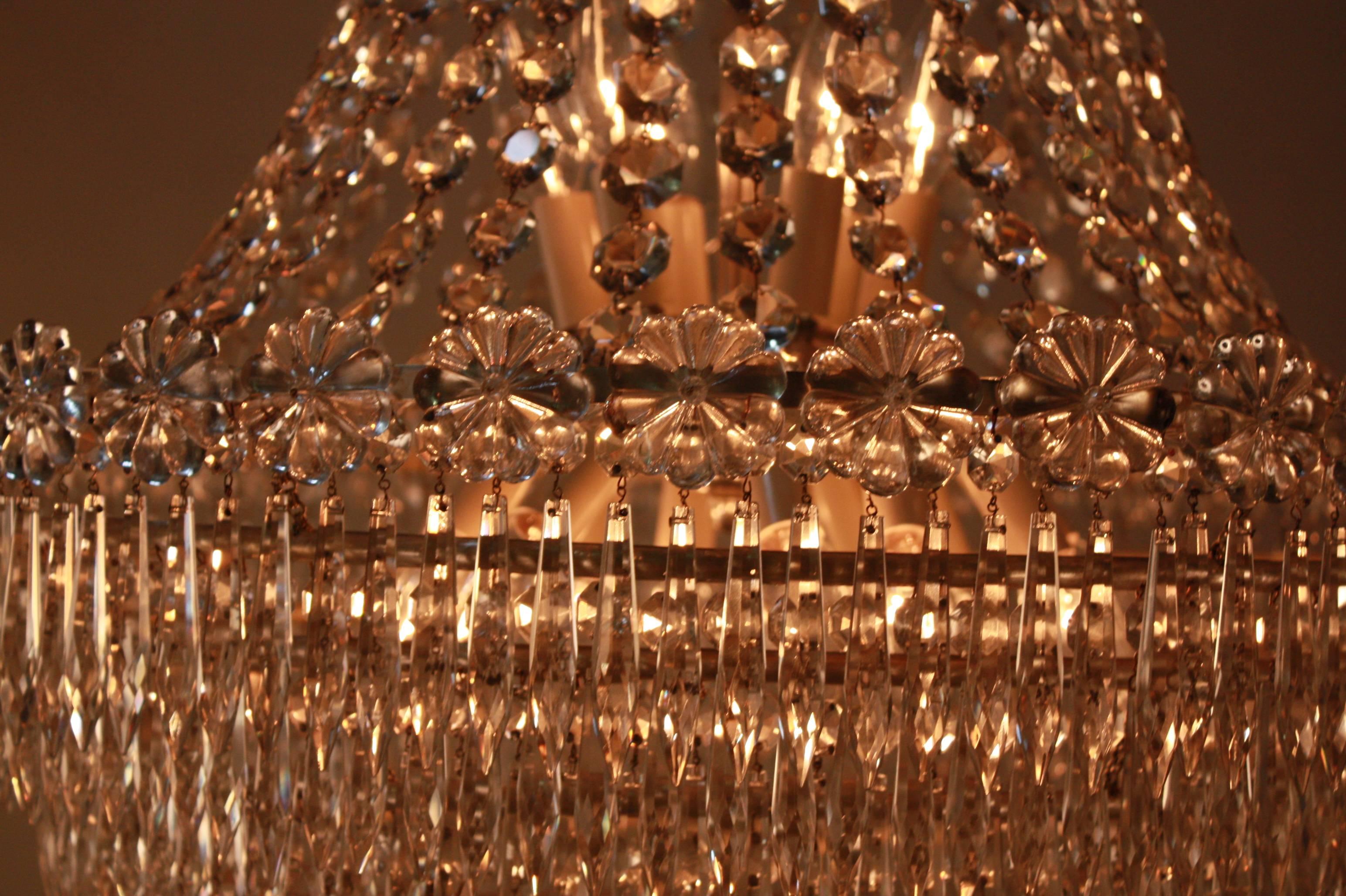 Spanish Empire Style Crystal Chandelier 1