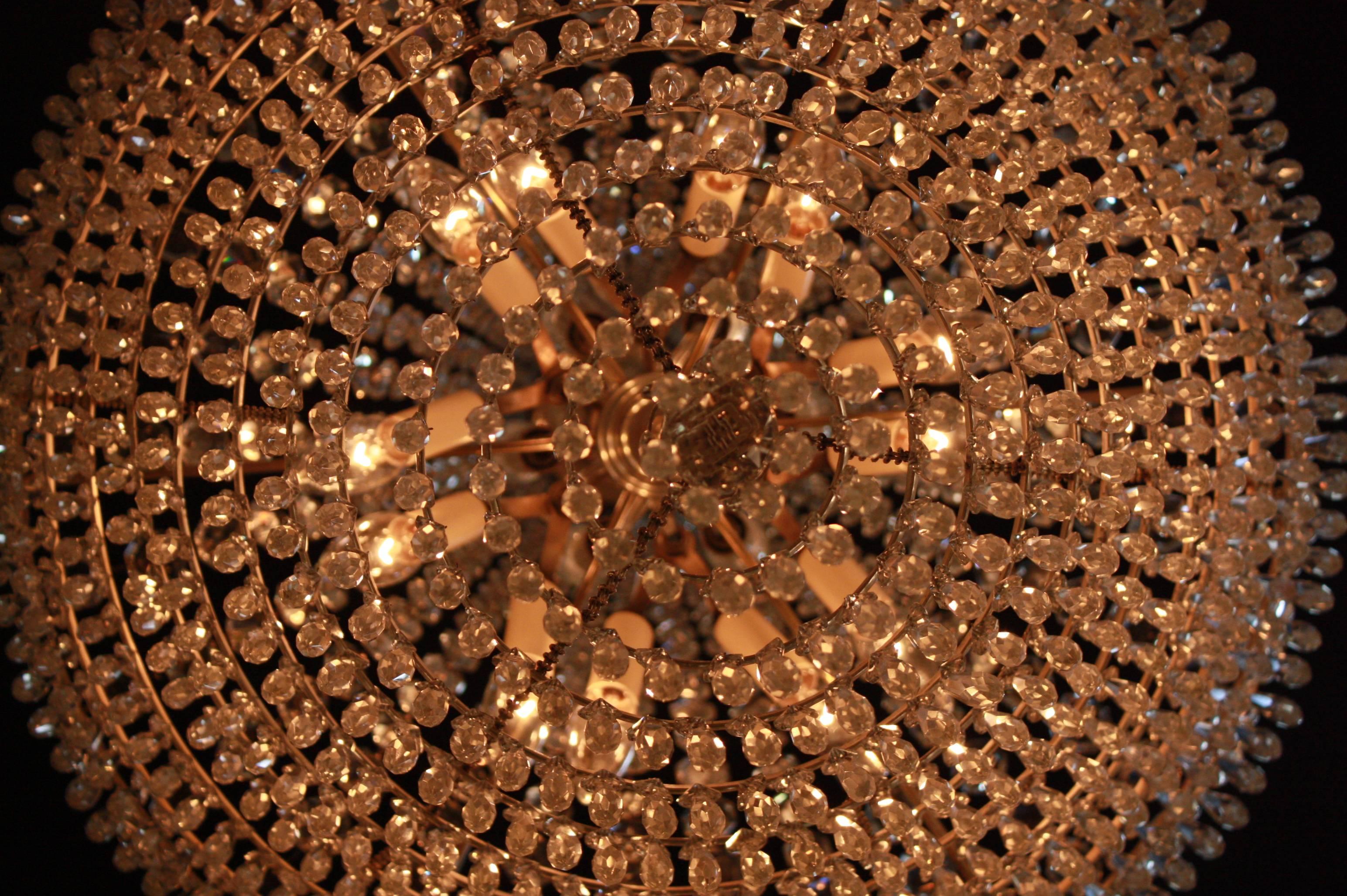 Spanish Empire Style Crystal Chandelier 4