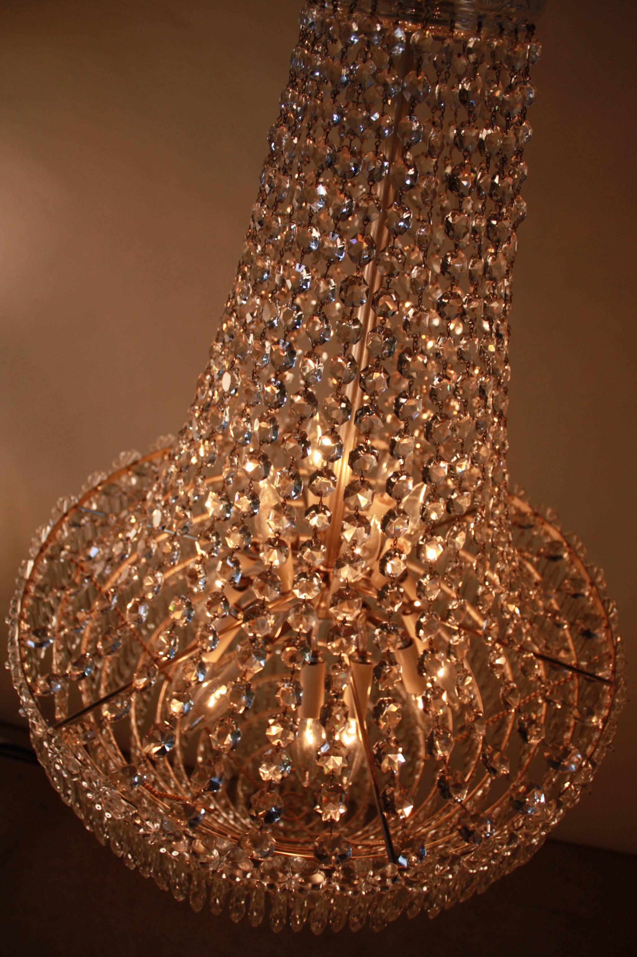 Spanish Empire Style Crystal Chandelier 5