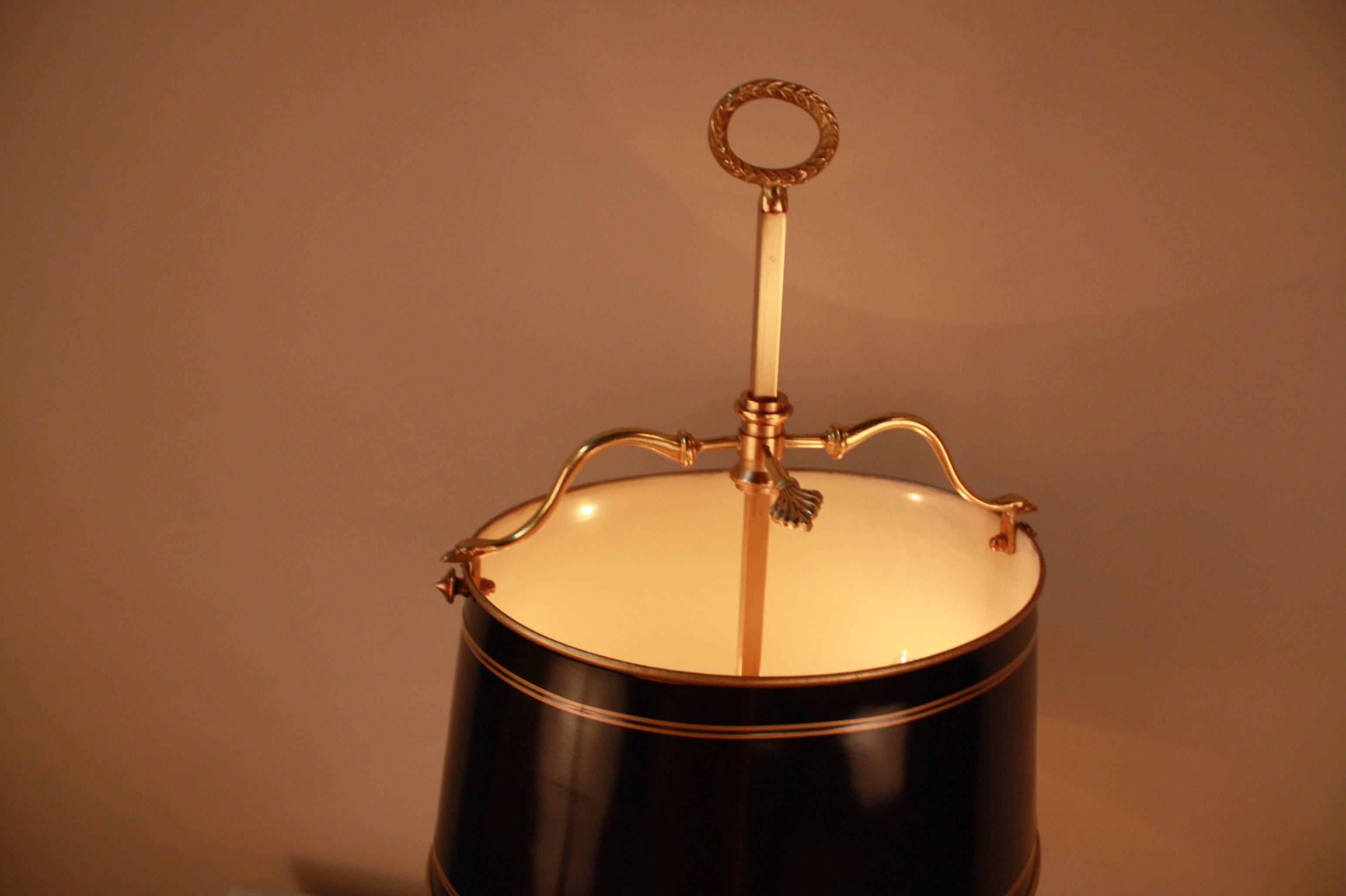  French Empire Style Bronze Bouillotte Lamp 3