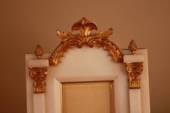 19th Century Marble and Doré Bronze Picture Frame