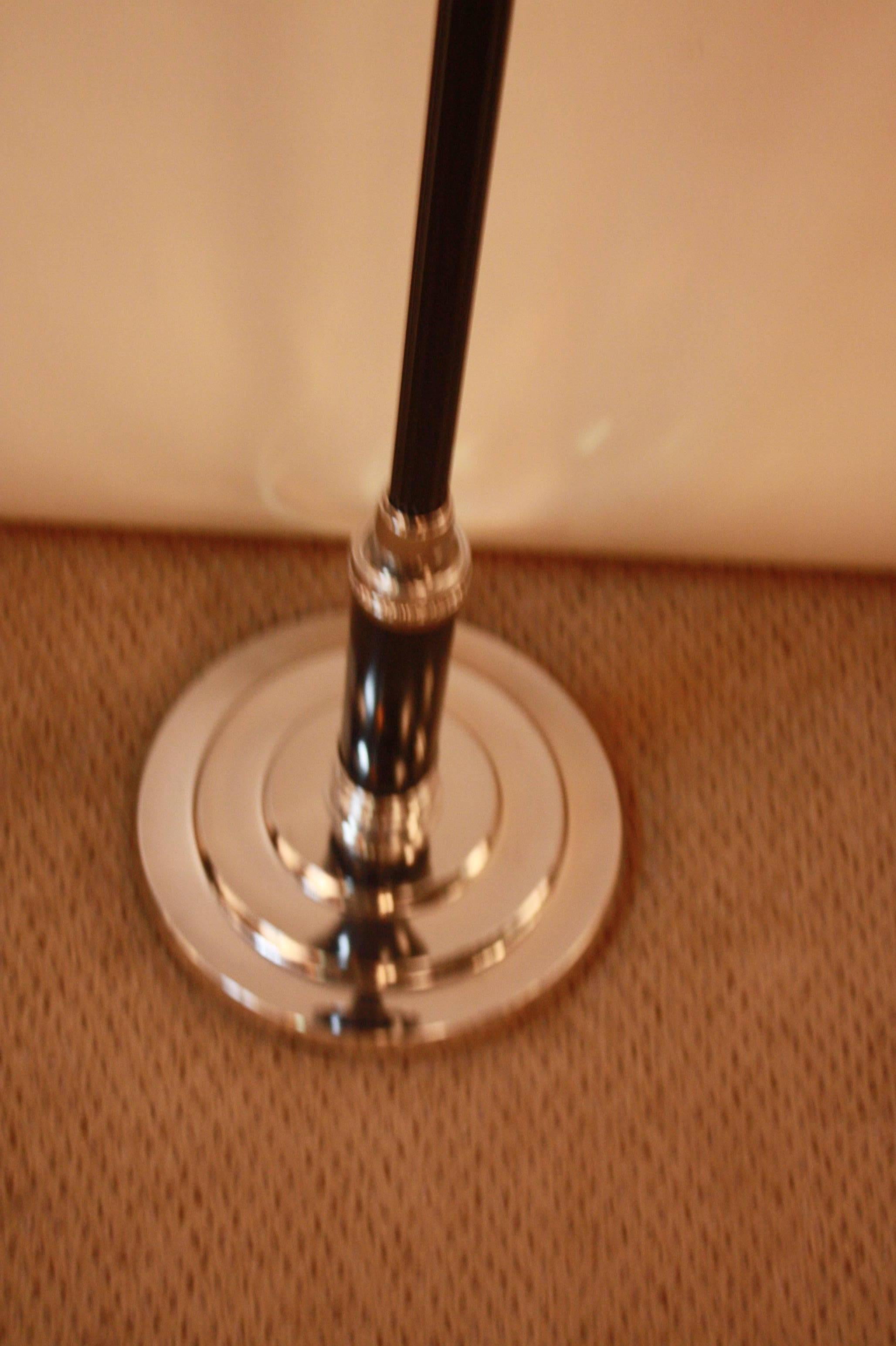 Early 20th Century American Art Deco Torchiere Floor Lamp