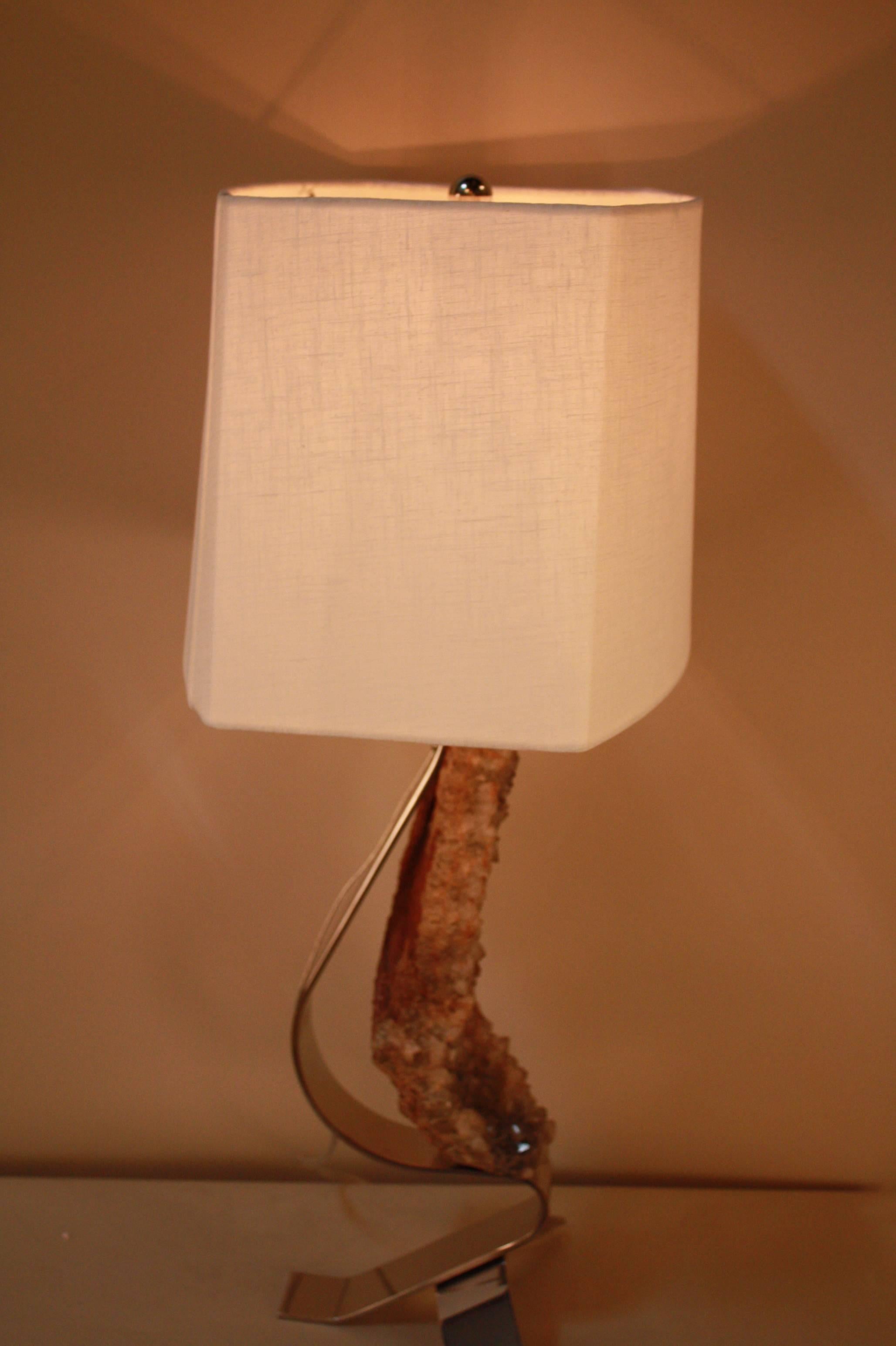 Modern Rock Crystals Table Lamp