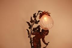 Cupid Sculptural Table or Banister Lamp