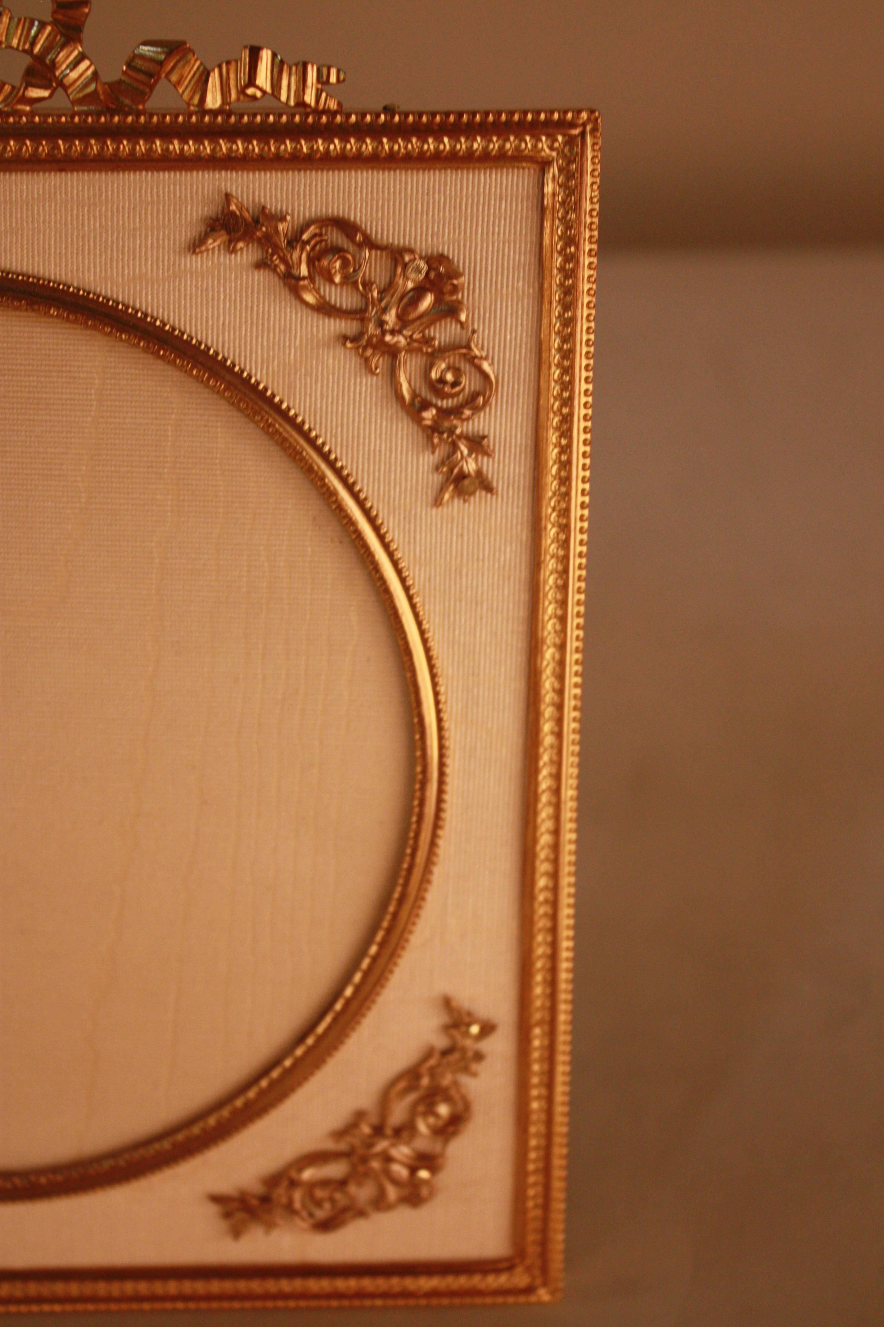 French Empire Style Bronze Picture Frame 3
