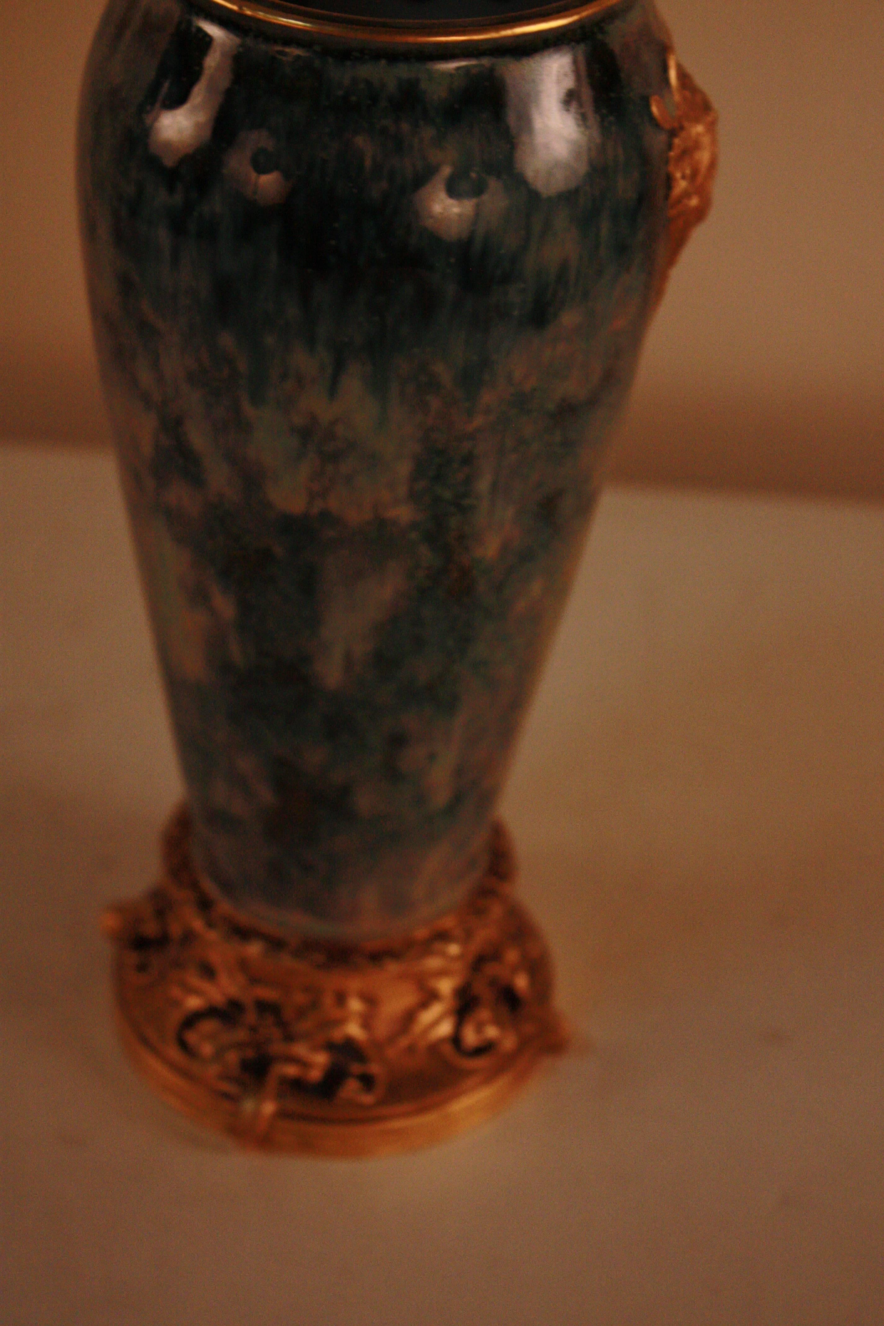 Louchet Paris Bronze-Mounted Porcelain Vase 3
