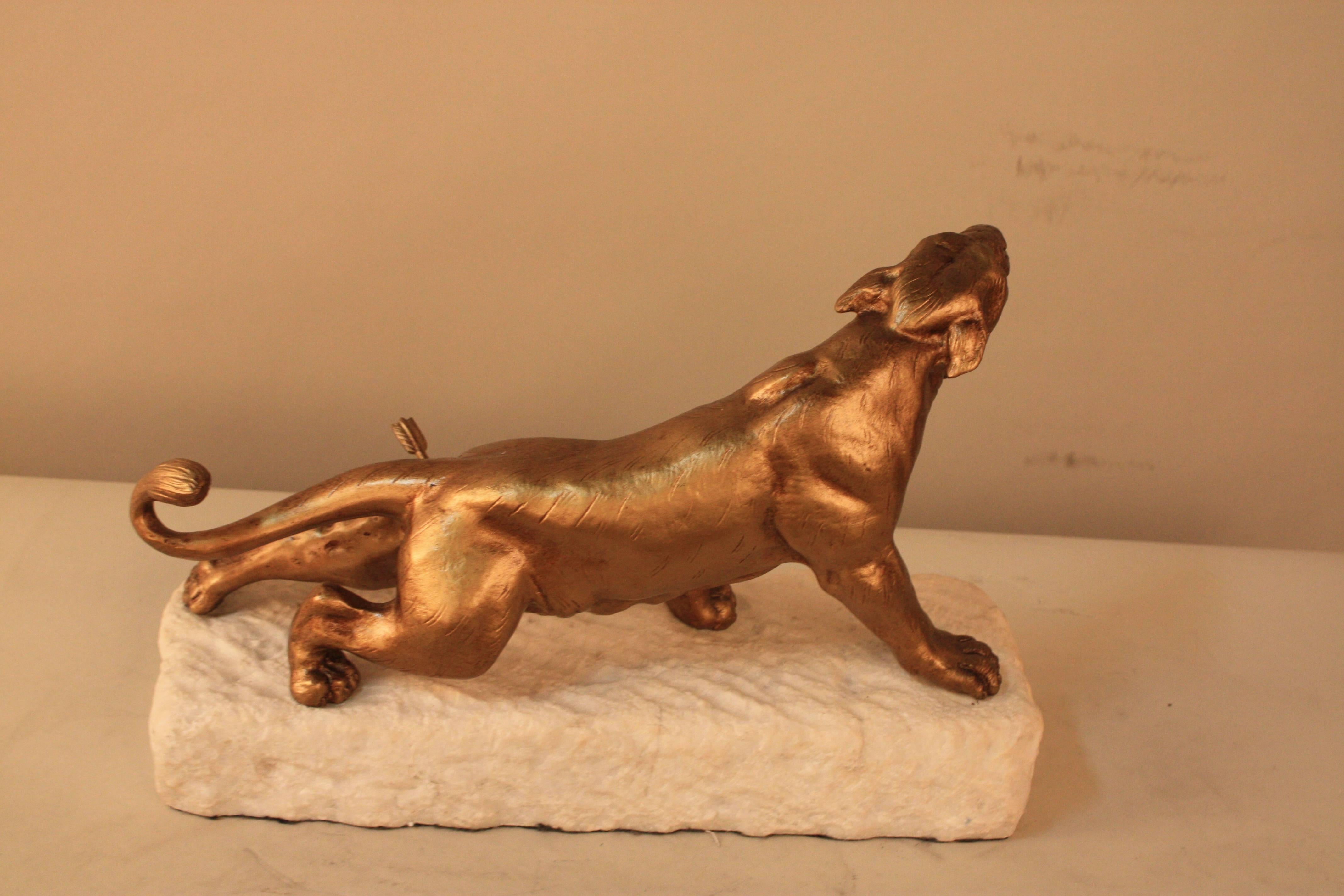  Early 20th Century French Bronze Tiger 2