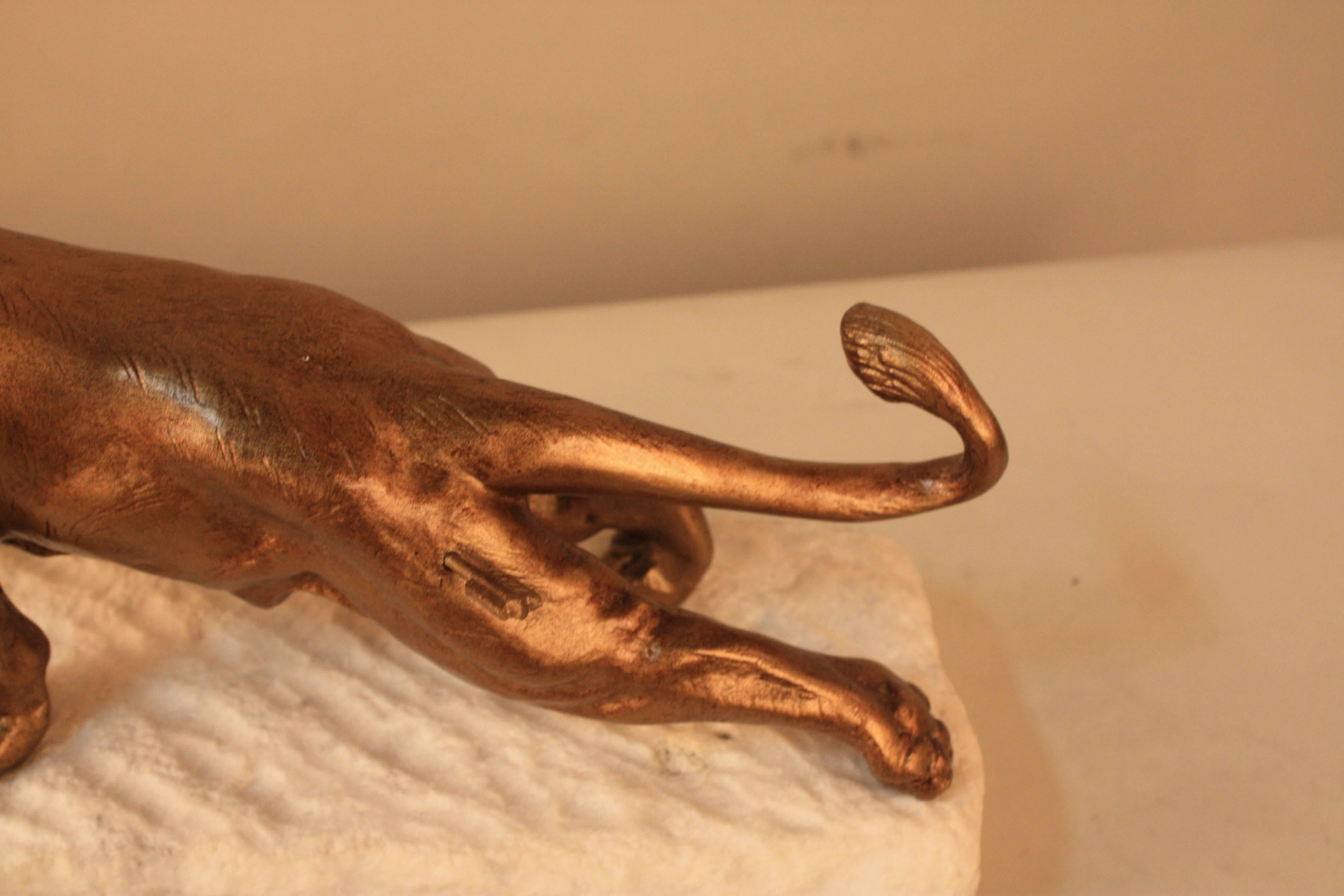  Early 20th Century French Bronze Tiger 3