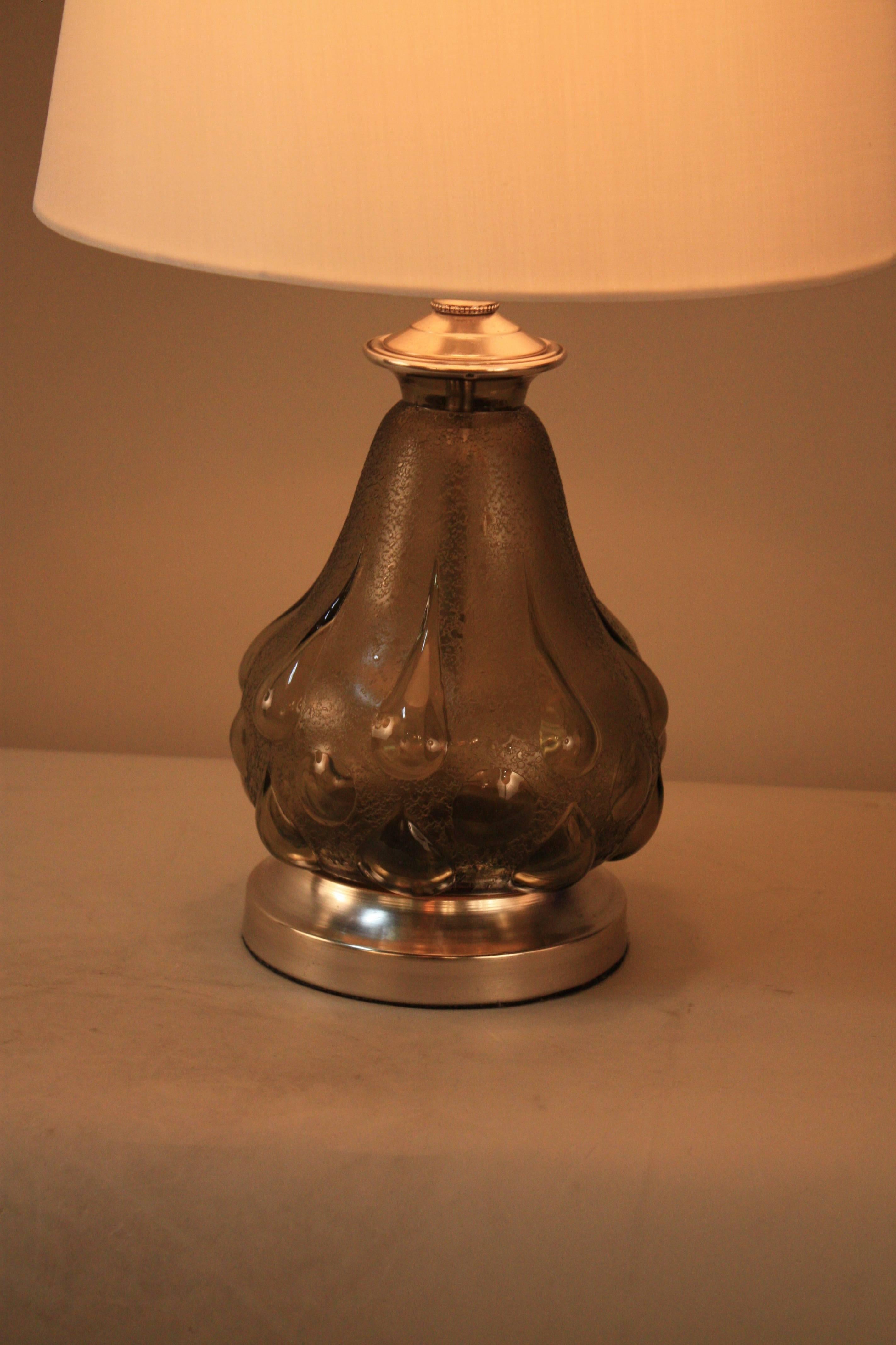 French Blown Glass Table Lamp 1