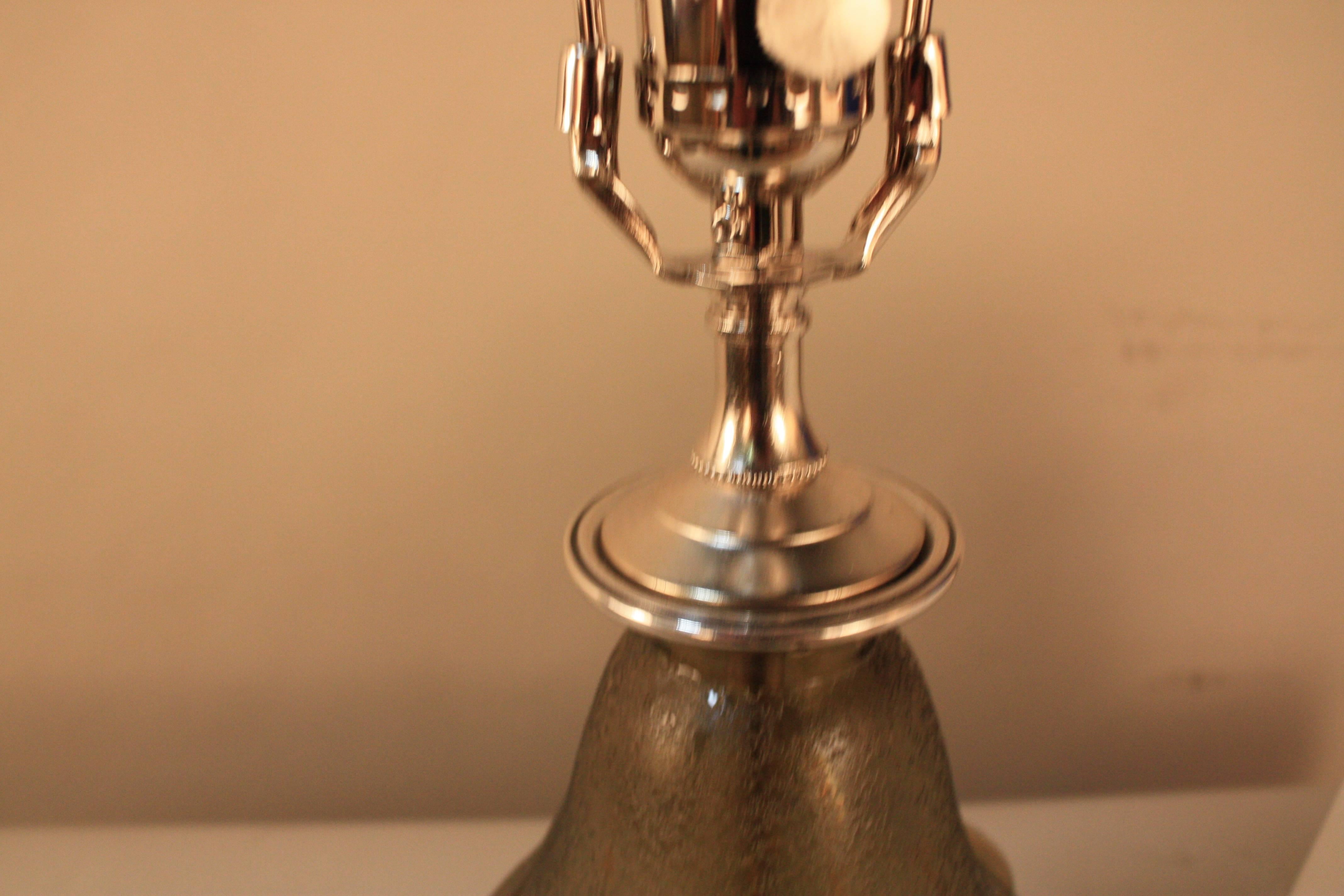 Early 20th Century French Blown Glass Table Lamp