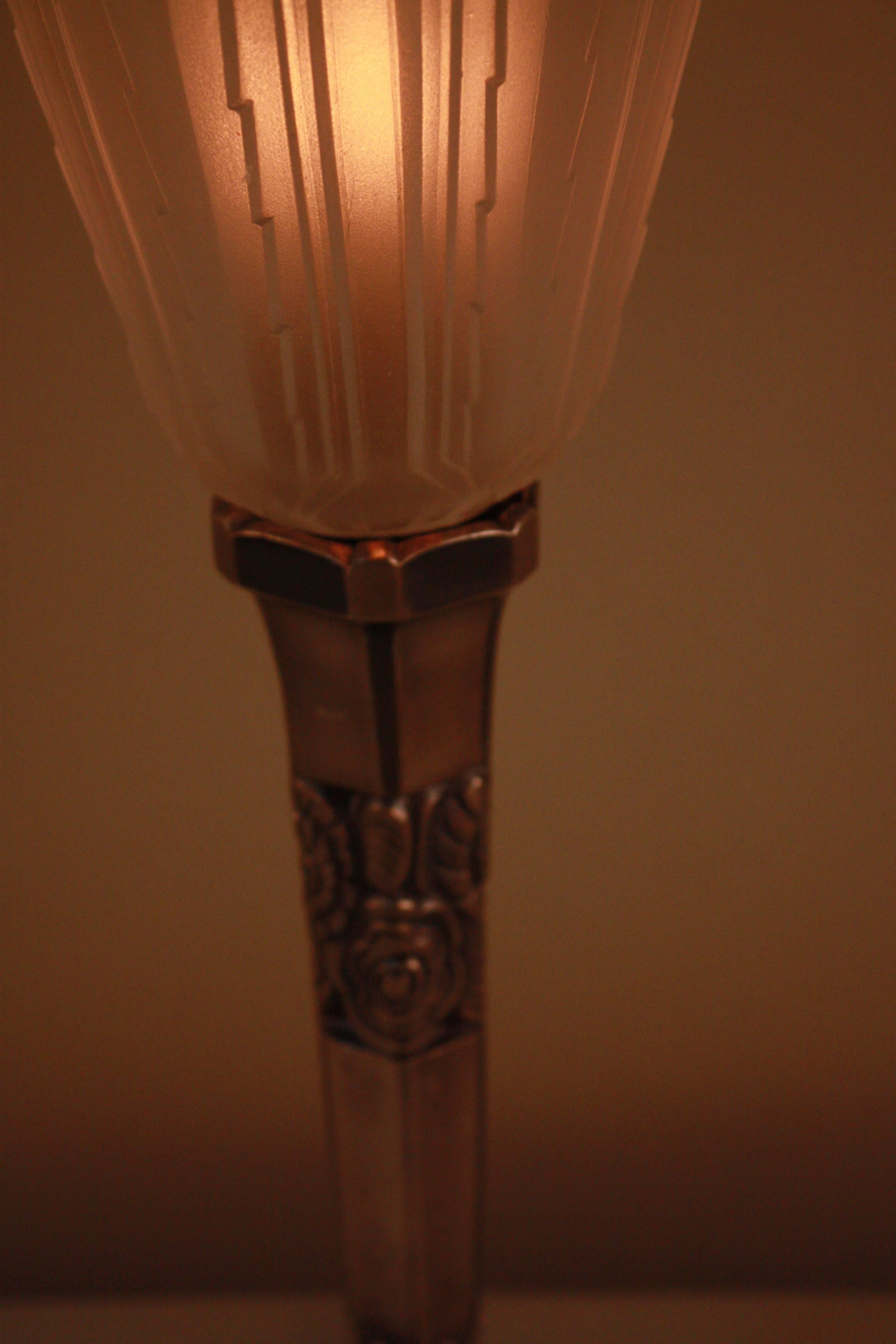 Early 20th Century French Art Deco Table Lamp