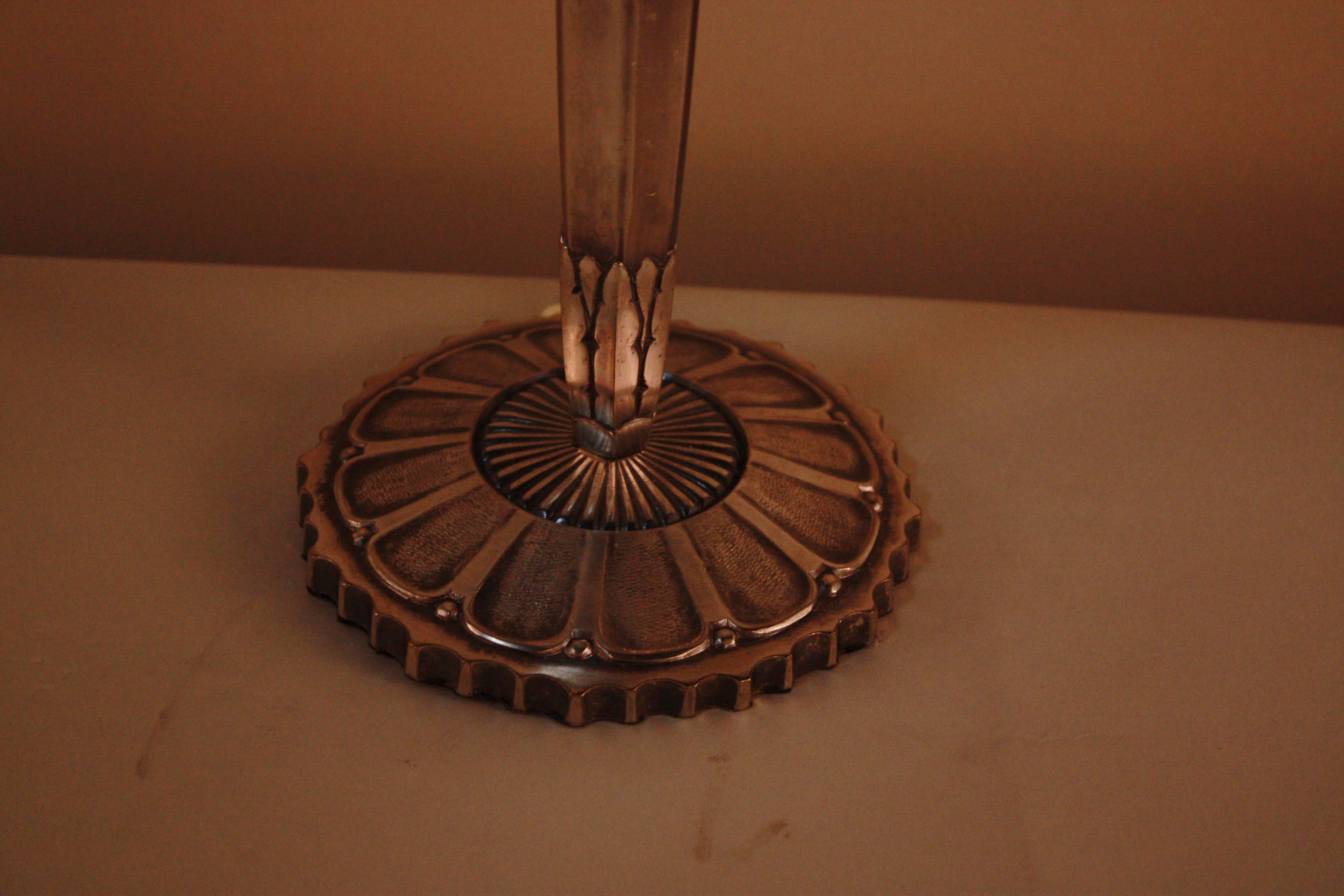 French Art Deco Table Lamp In Good Condition In Fairfax, VA