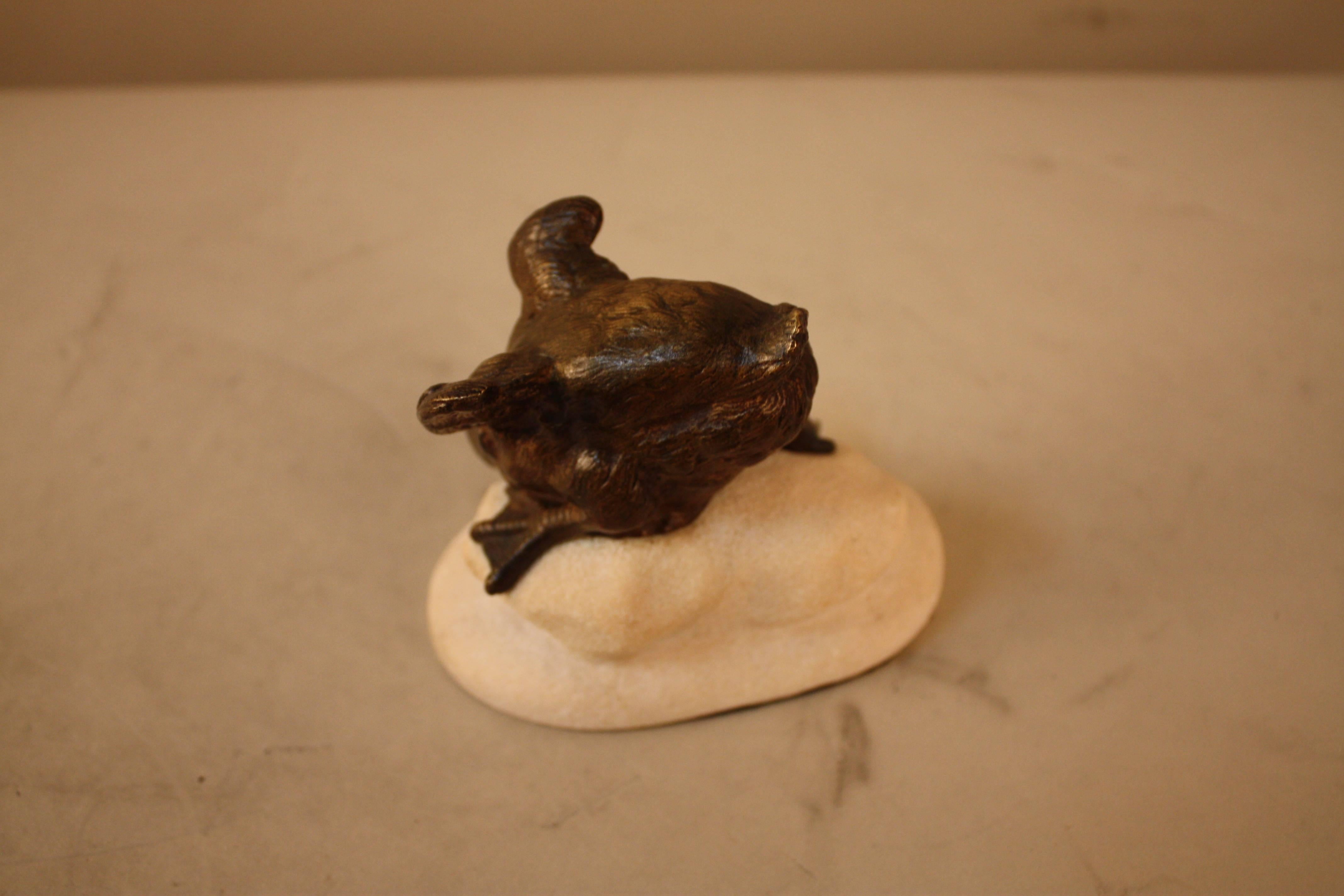 Bronze Duckling and Frog In Good Condition In Fairfax, VA