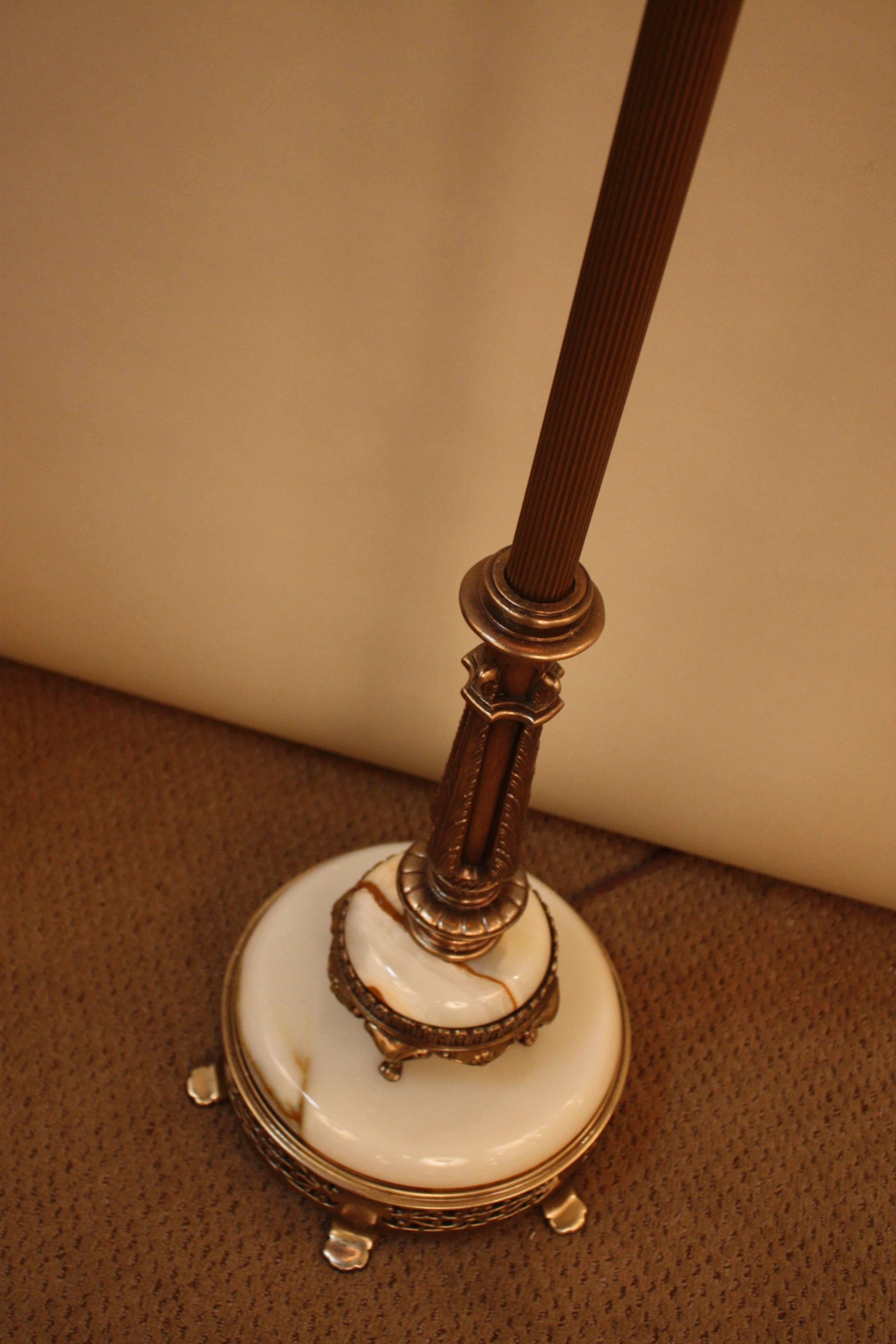 antique torchiere floor lamp