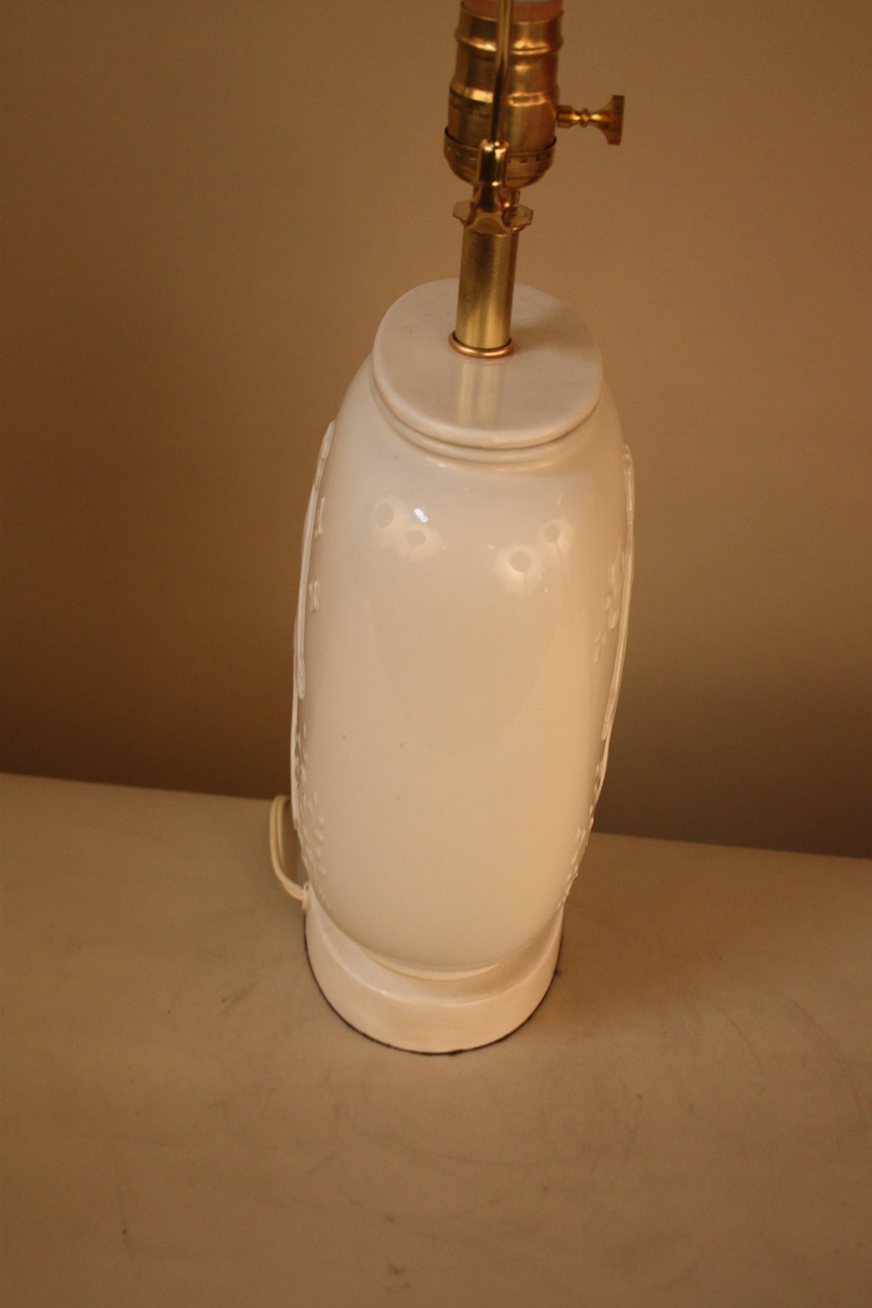 Mid-20th Century 1930s Royal Copenhagen Porcelain Table Lamp