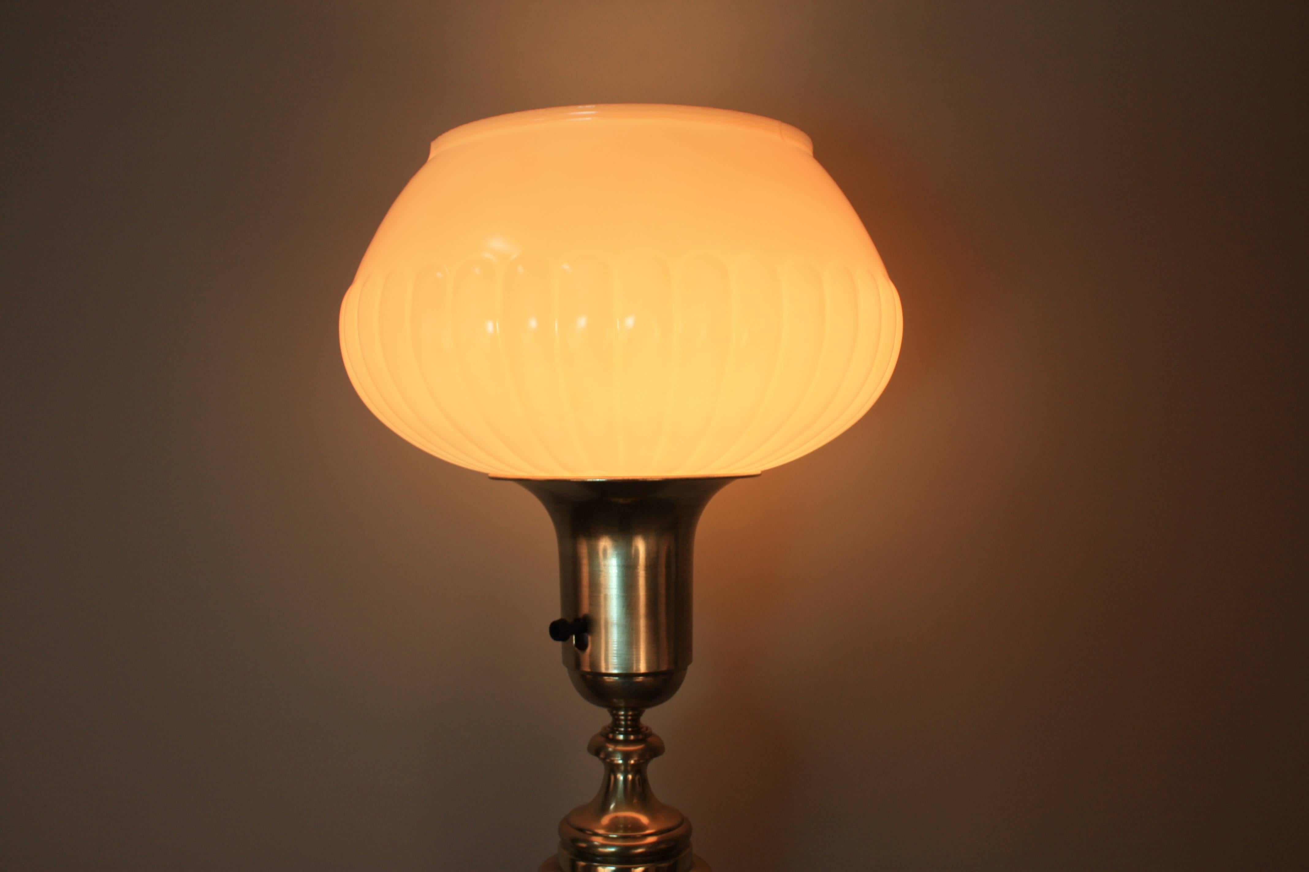American Art Deco Torchiere Floor Lamp 1