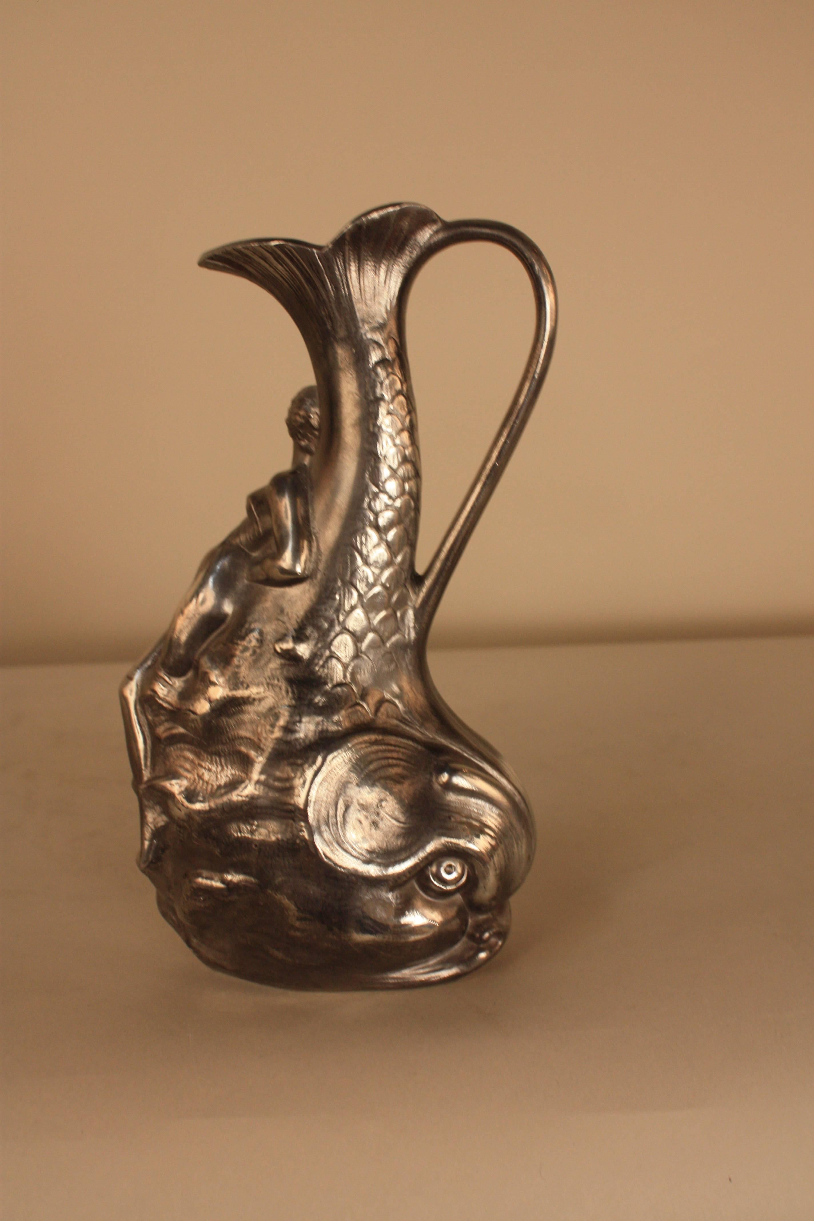 French Art Nouveau Vase by Jean Garnier 2