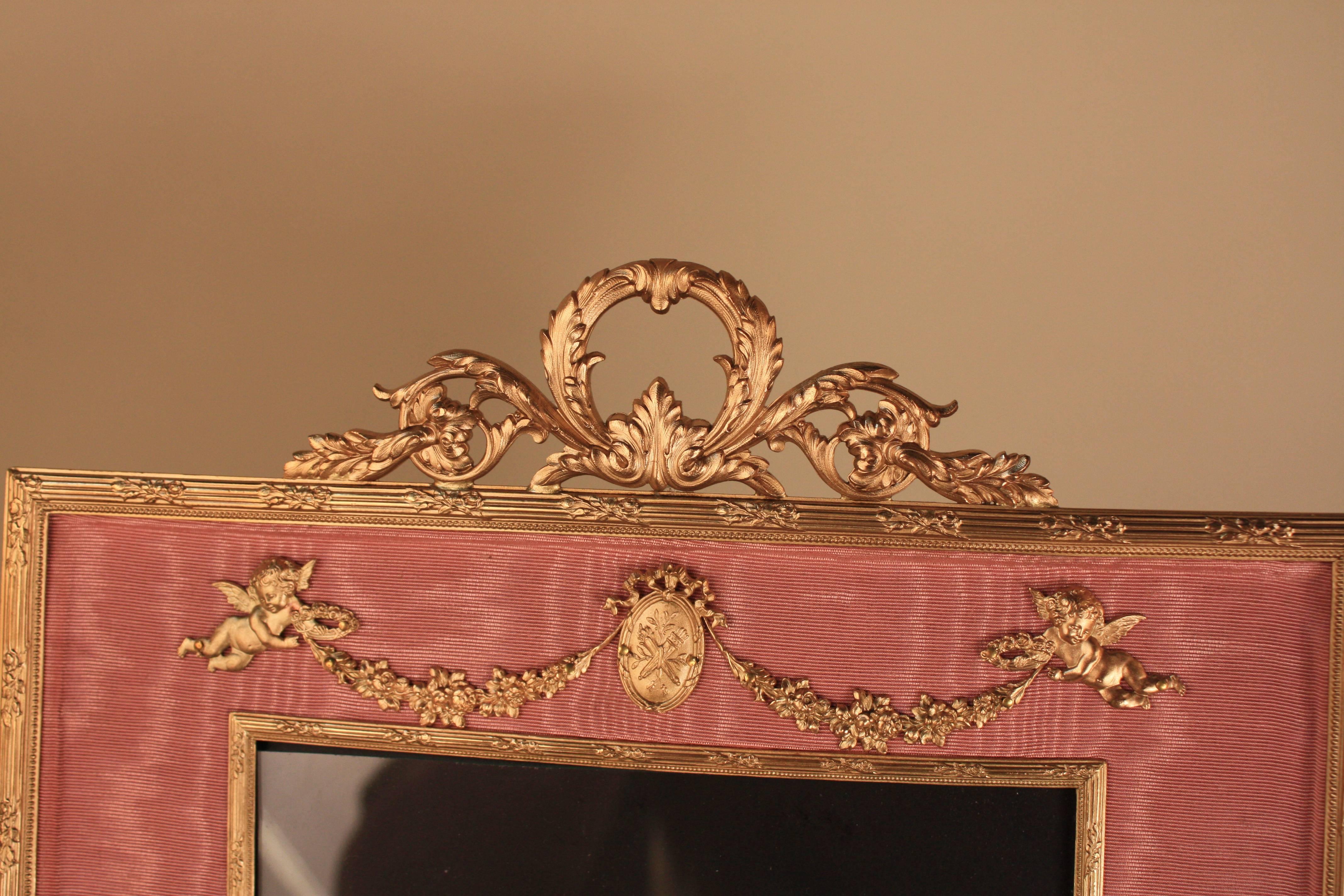 French Empire Style Bronze Picture Frame 1