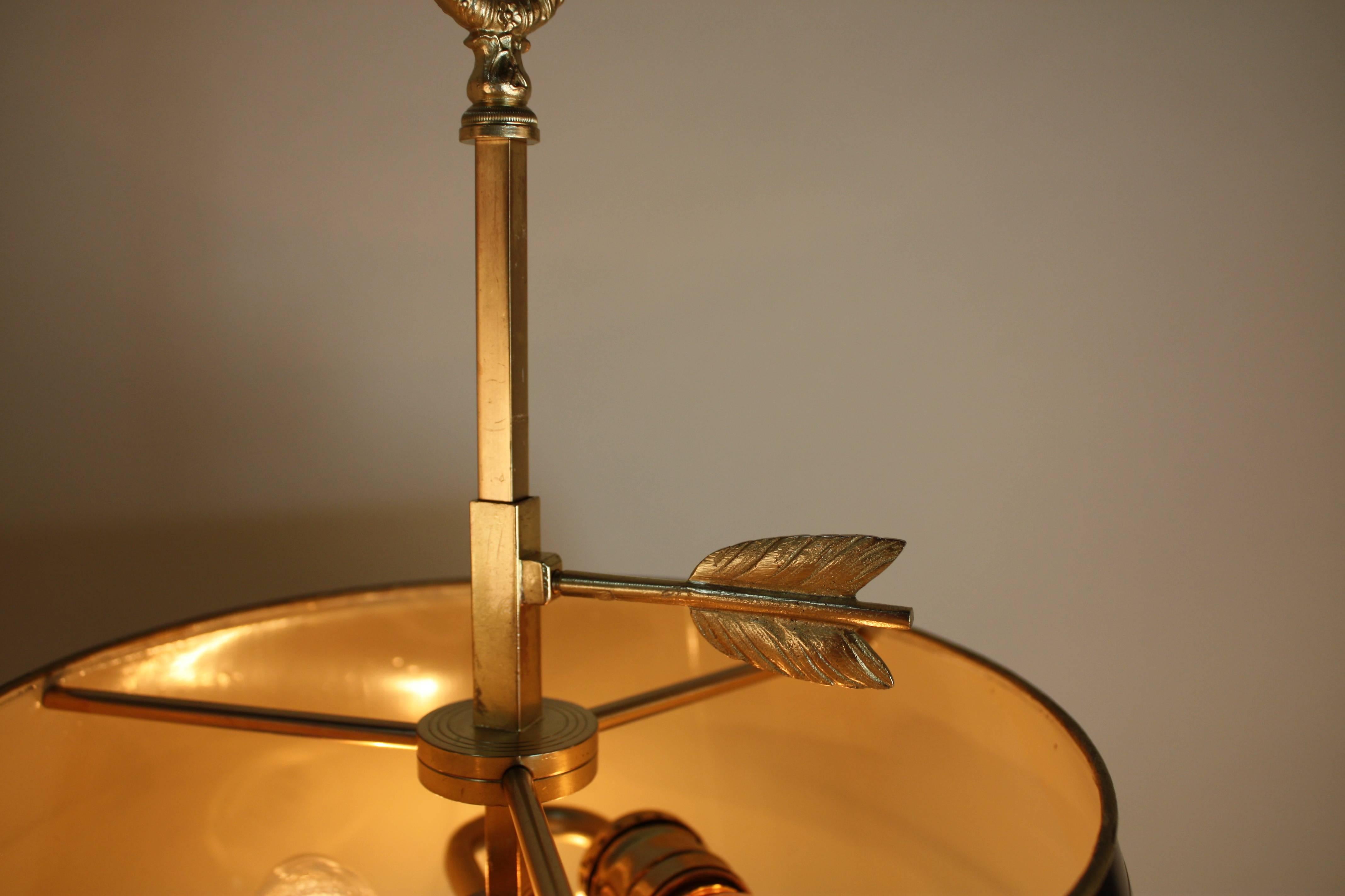 French Bronze Bouillotte Desk or Table Lamp 4