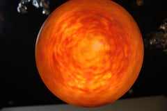 Französischer Kunstglas-Kronleuchter von Daum Nancy