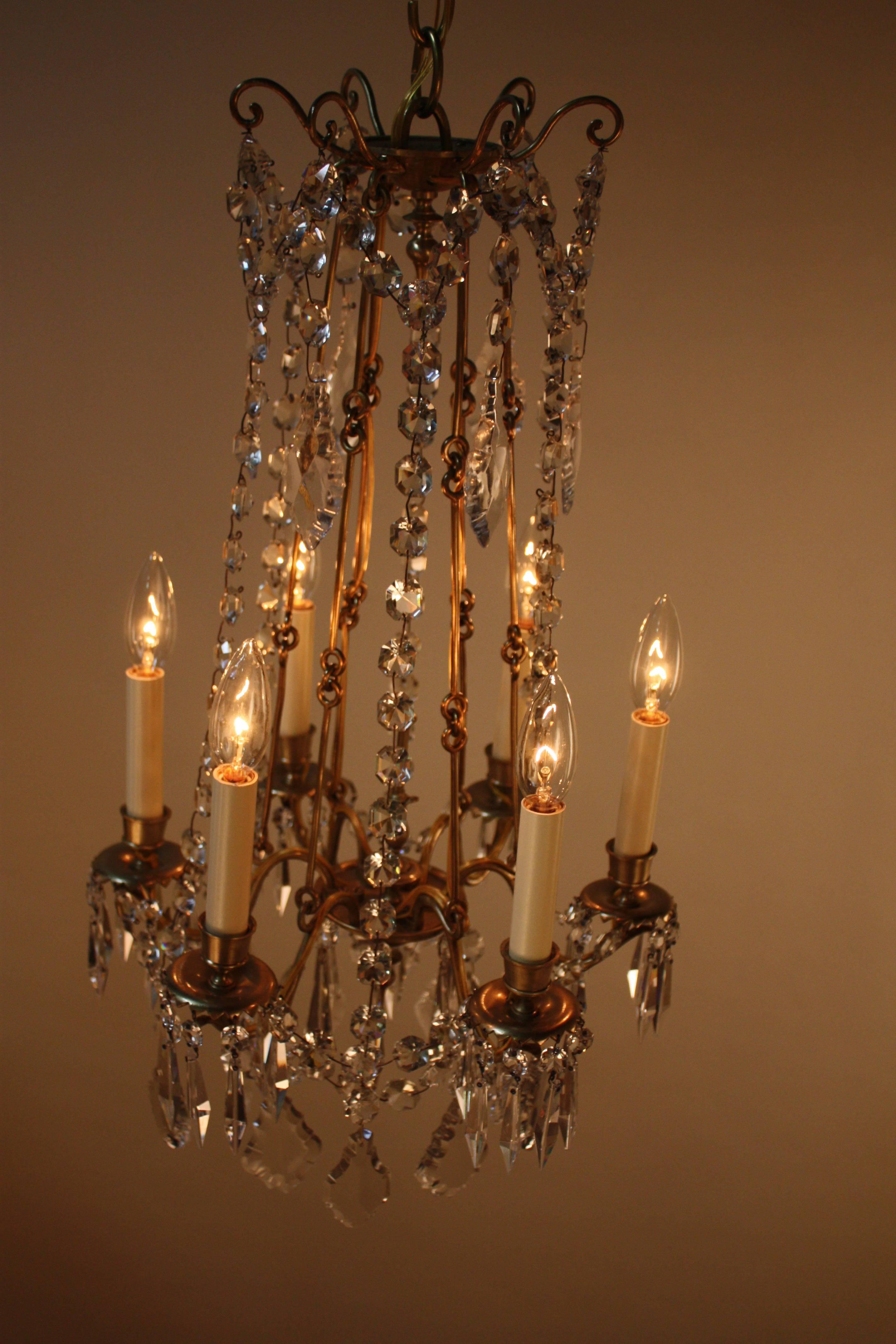 French 19th Crystal Chandelier 4