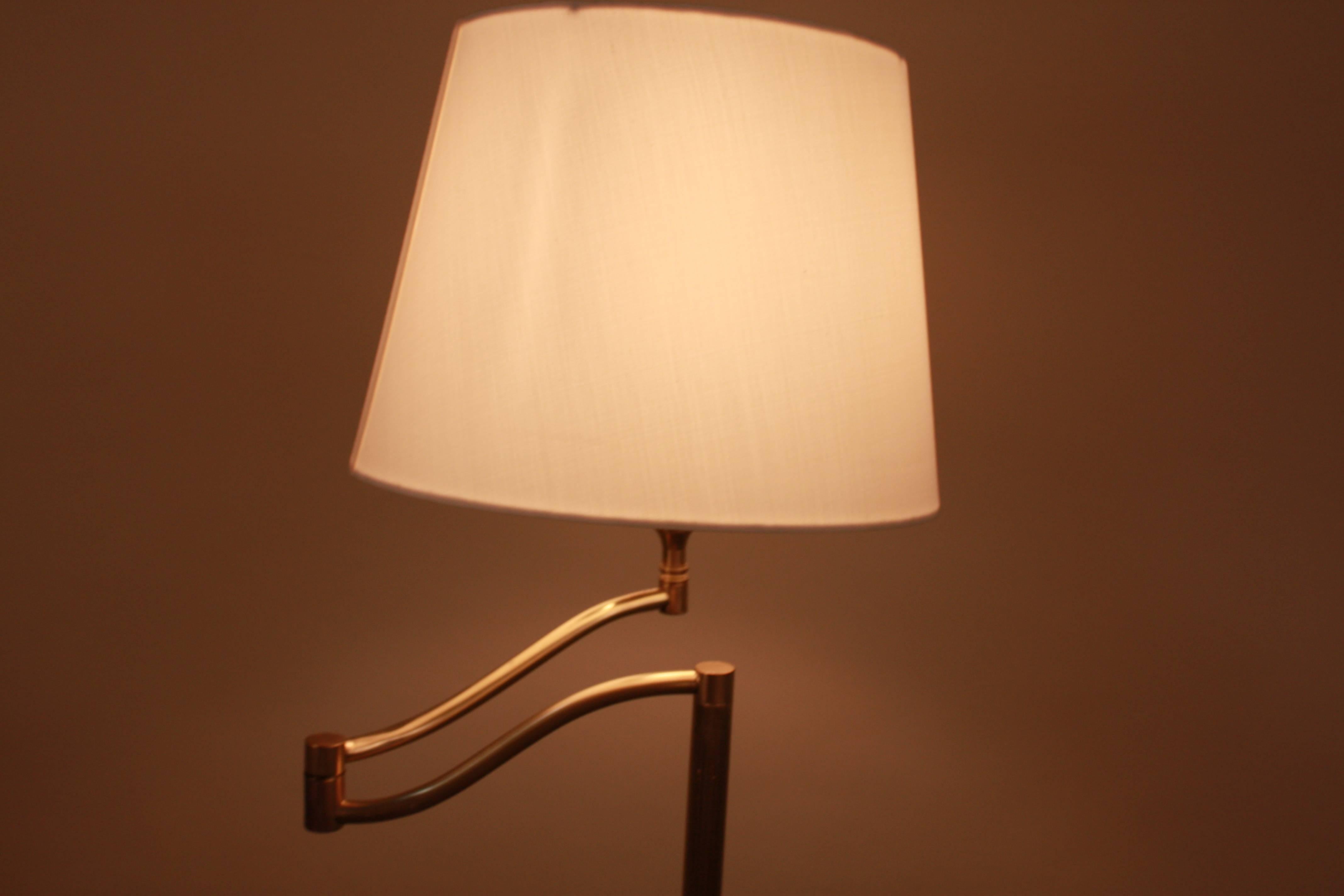 French Bronze Swing Arm Bronze Floor Lamps 4